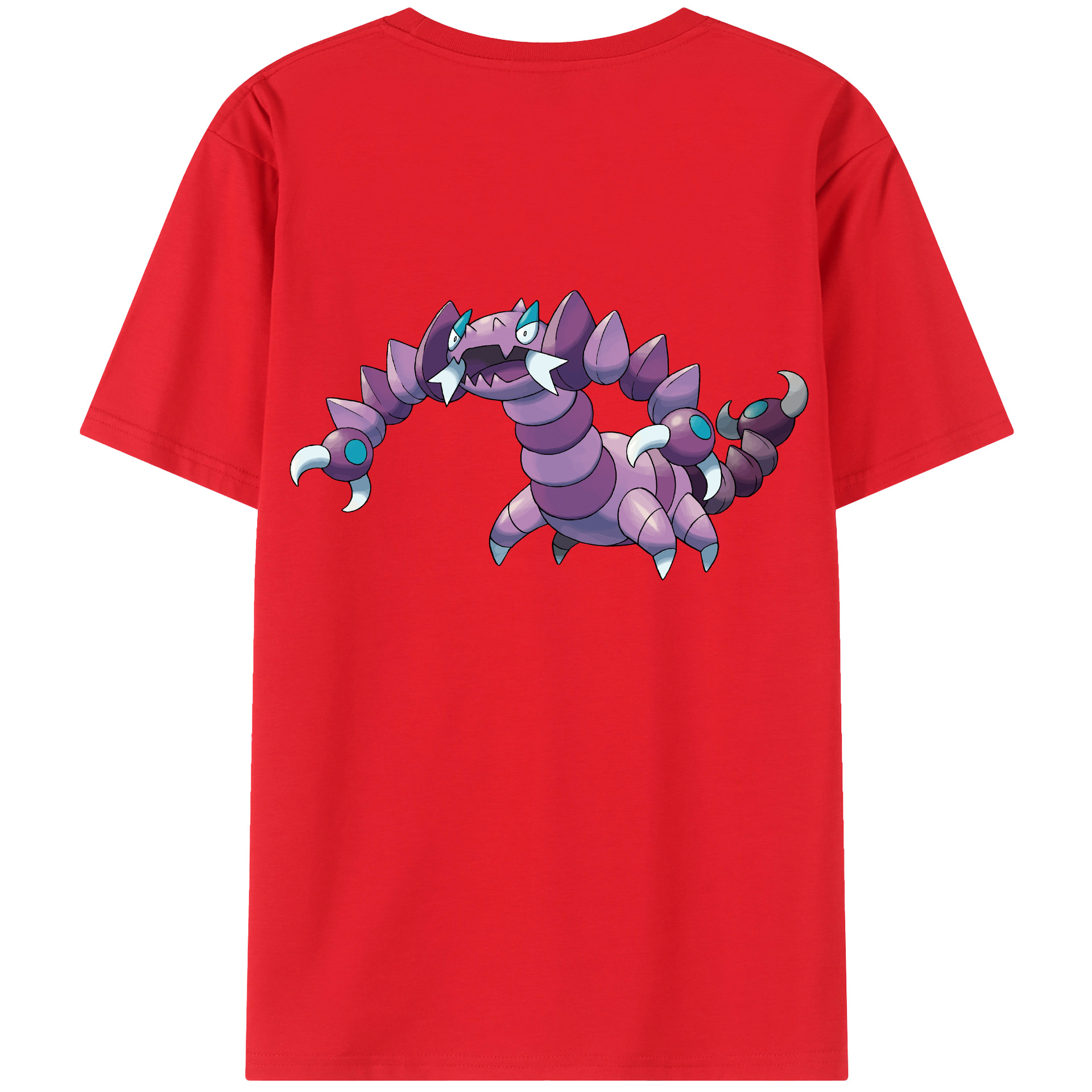 （画像用） ポケットモンスター Pokémon 綿100％ メンズ半袖Tシャツ（バックプリント） 通気性