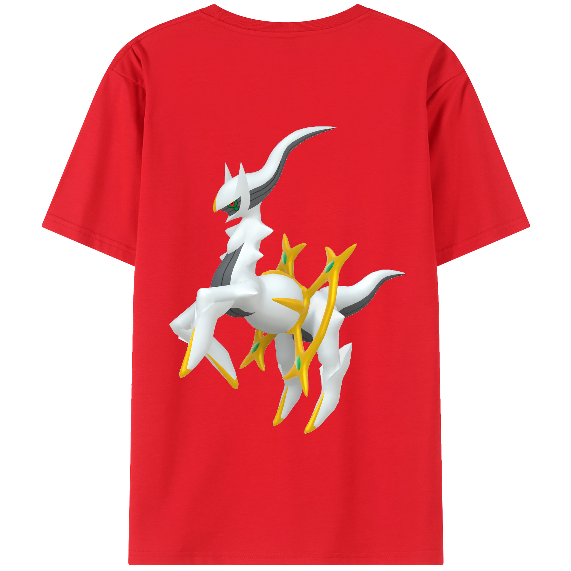 （画像用） ポケットモンスター Pokémon 綿100％ メンズ半袖Tシャツ（バックプリント） 通気性