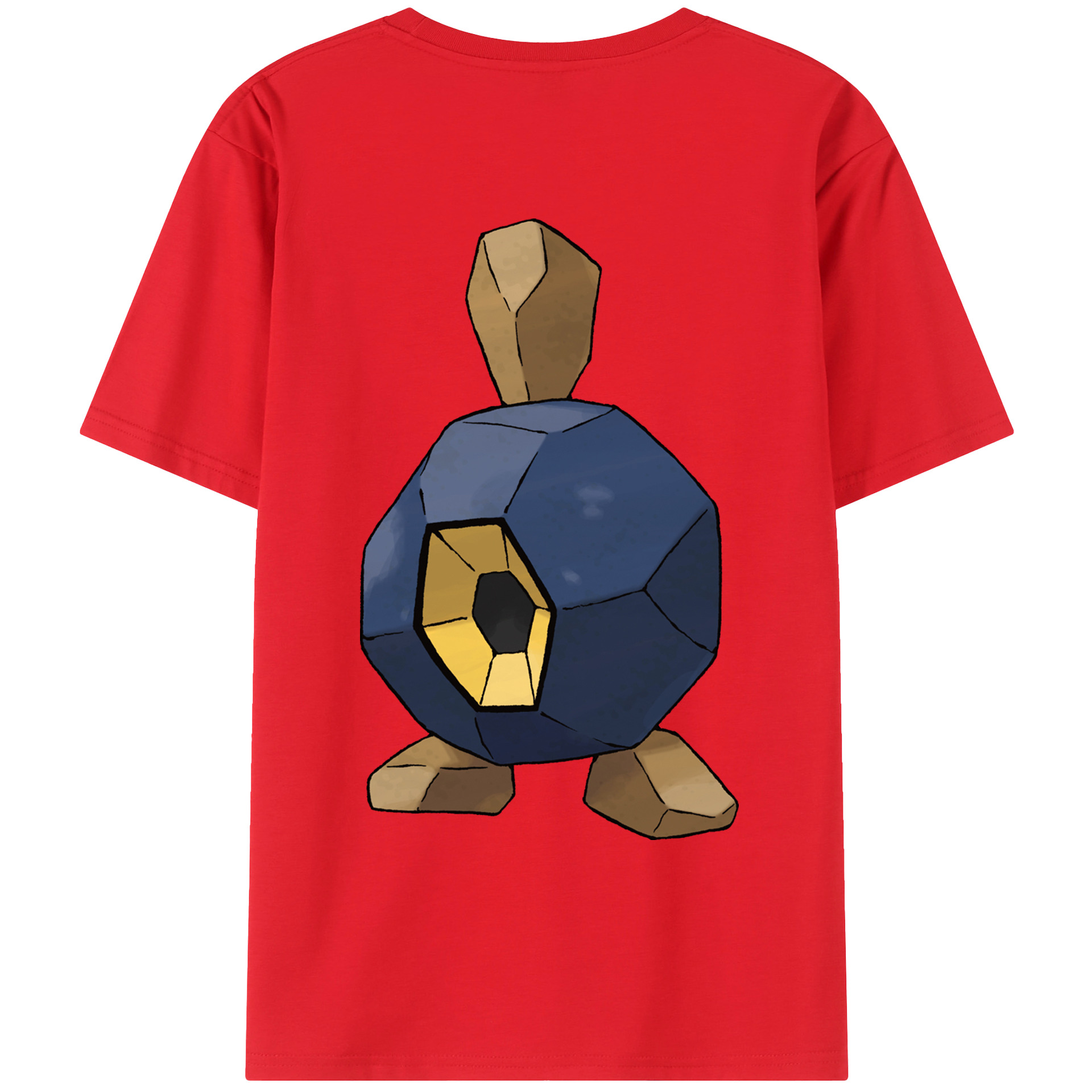 （画像用） ポケットモンスター Pokémon 綿100％ メンズ半袖Tシャツ（バックプリント） 通気性