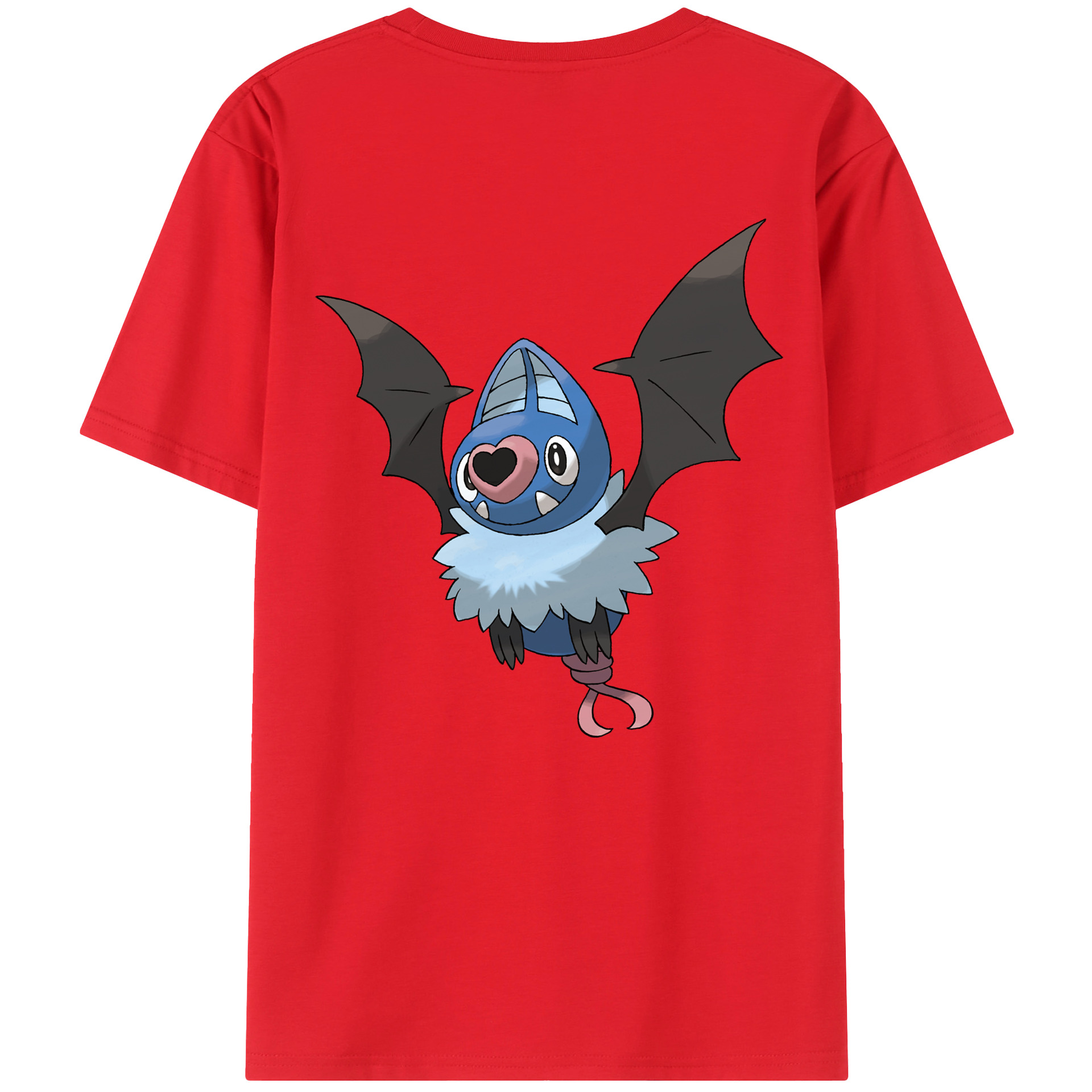 （画像用） ポケットモンスター Pokémon 綿100％ メンズ半袖Tシャツ（バックプリント） 通気性
