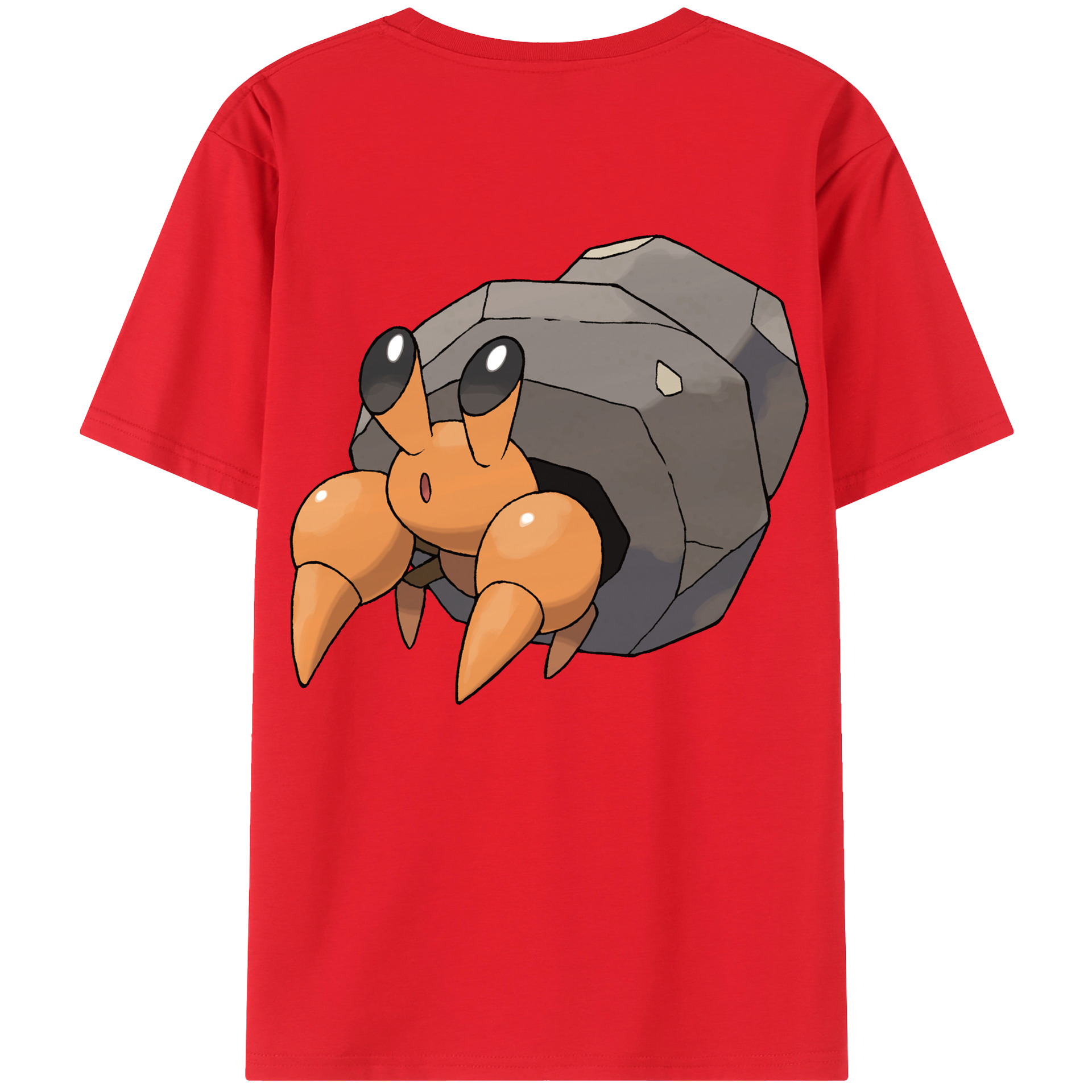 （画像用） ポケットモンスター Pokémon 綿100％ メンズ半袖Tシャツ（バックプリント） 通気性