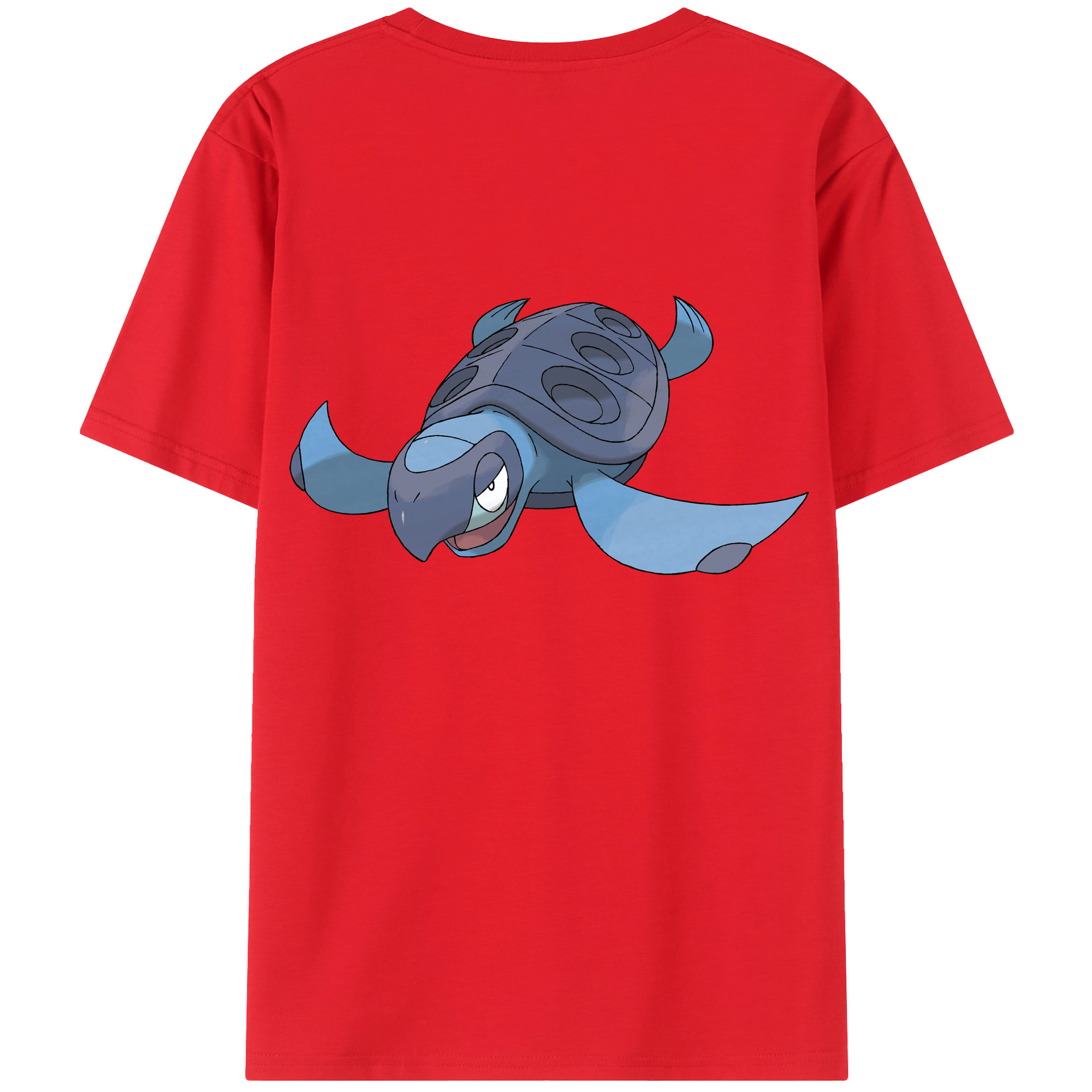 （画像用） ポケットモンスター Pokémon 綿100％ メンズ半袖Tシャツ（バックプリント） 通気性
