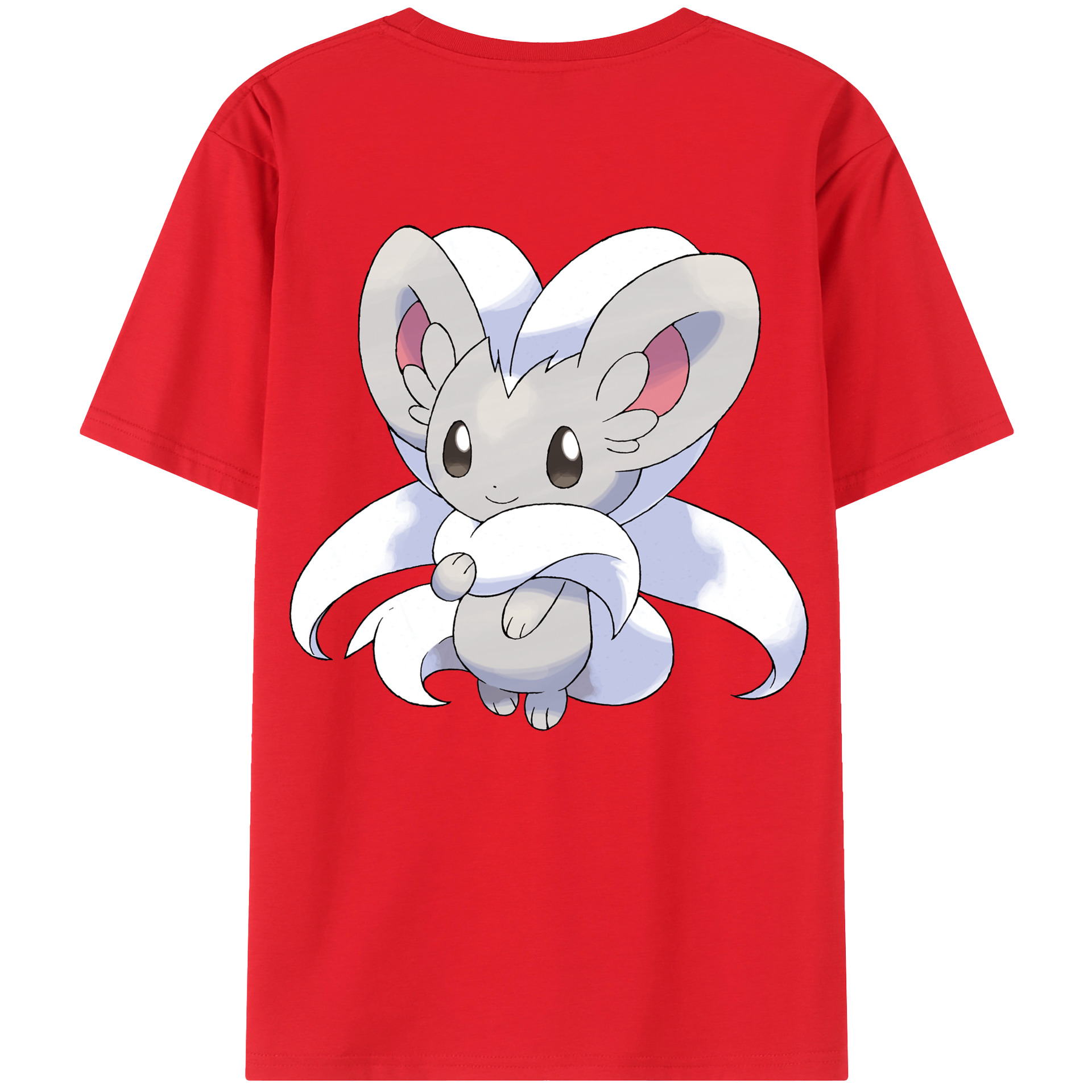 （画像用） ポケットモンスター Pokémon 綿100％ メンズ半袖Tシャツ（バックプリント） 通気性