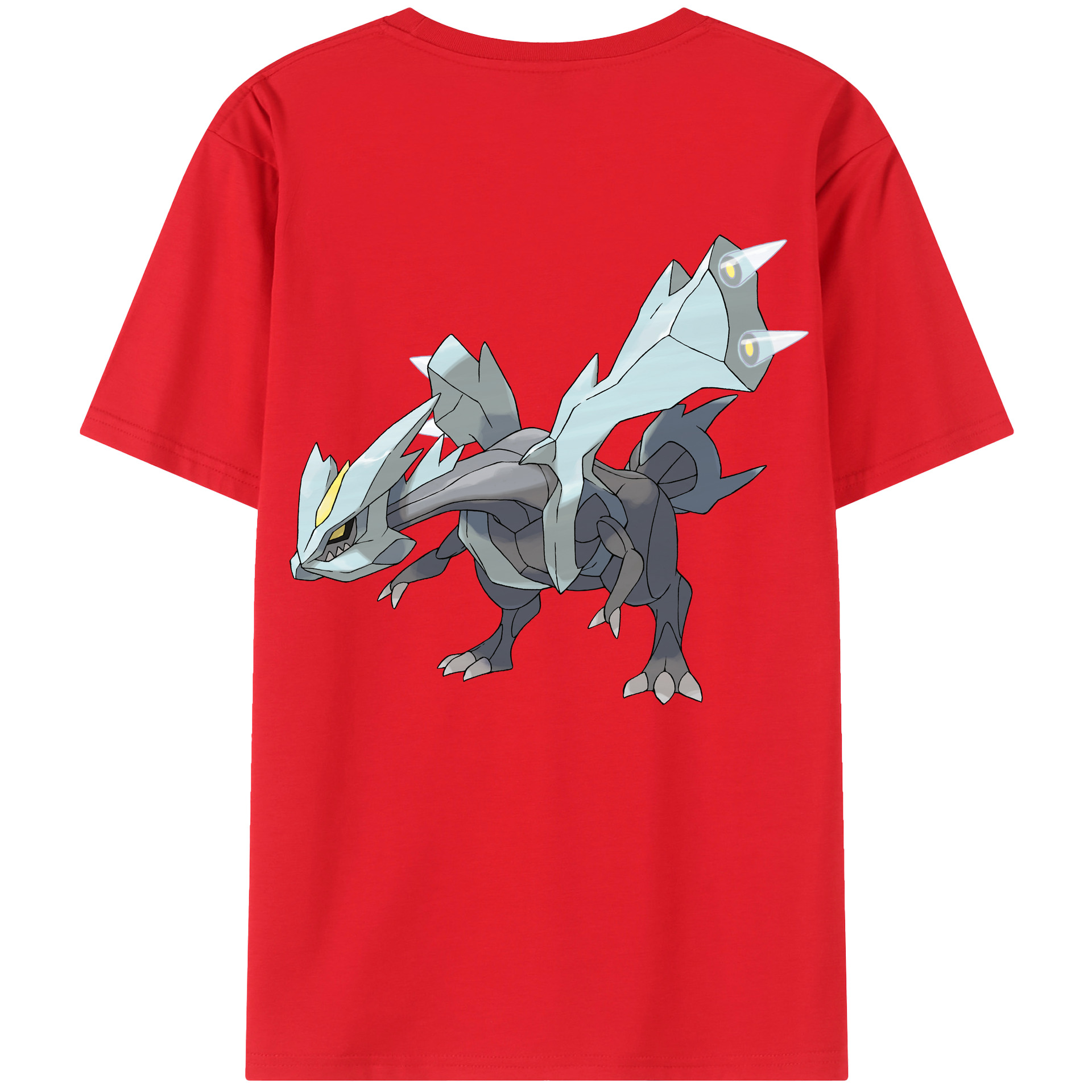 （画像用） ポケットモンスター Pokémon 綿100％ メンズ半袖Tシャツ（バックプリント） 通気性