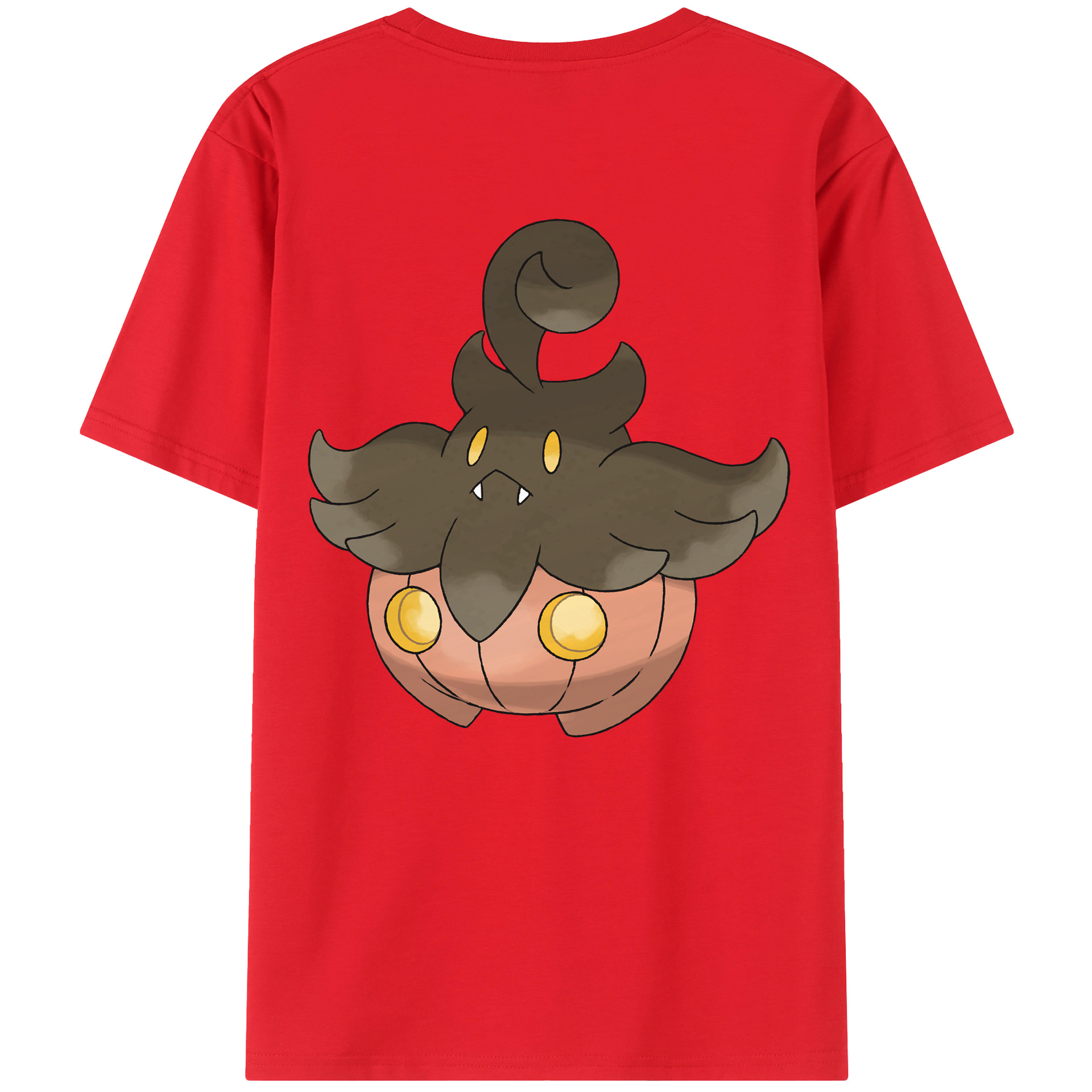 （画像用） ポケットモンスター Pokémon 綿100％ メンズ半袖Tシャツ（バックプリント） 通気性