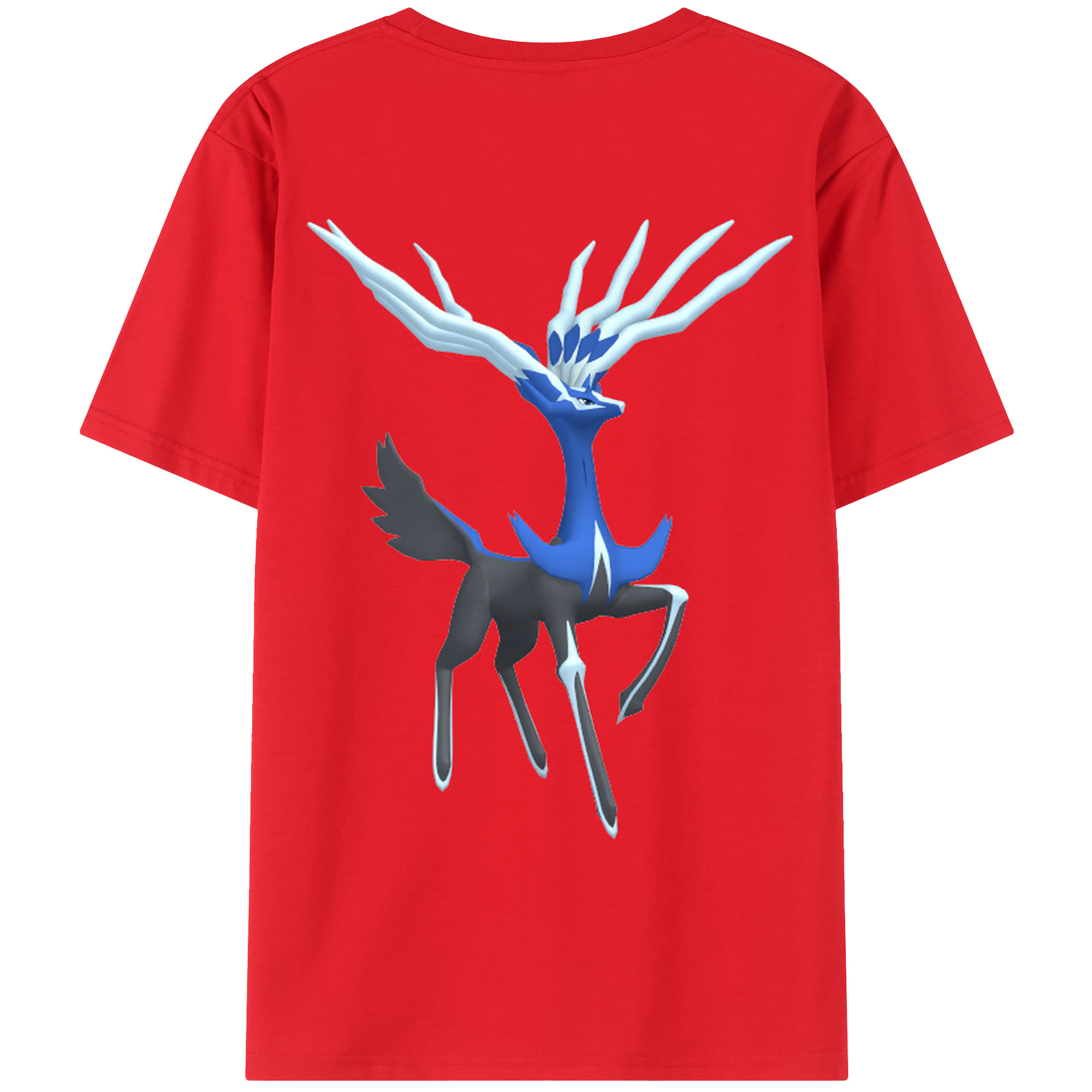（画像用） ポケットモンスター Pokémon 綿100％ メンズ半袖Tシャツ（バックプリント） 通気性
