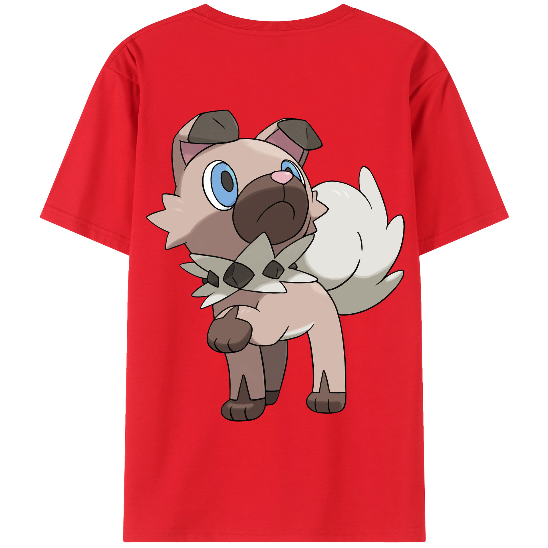（画像用） ポケットモンスター Pokémon 綿100％ メンズ半袖Tシャツ（バックプリント） 通気性