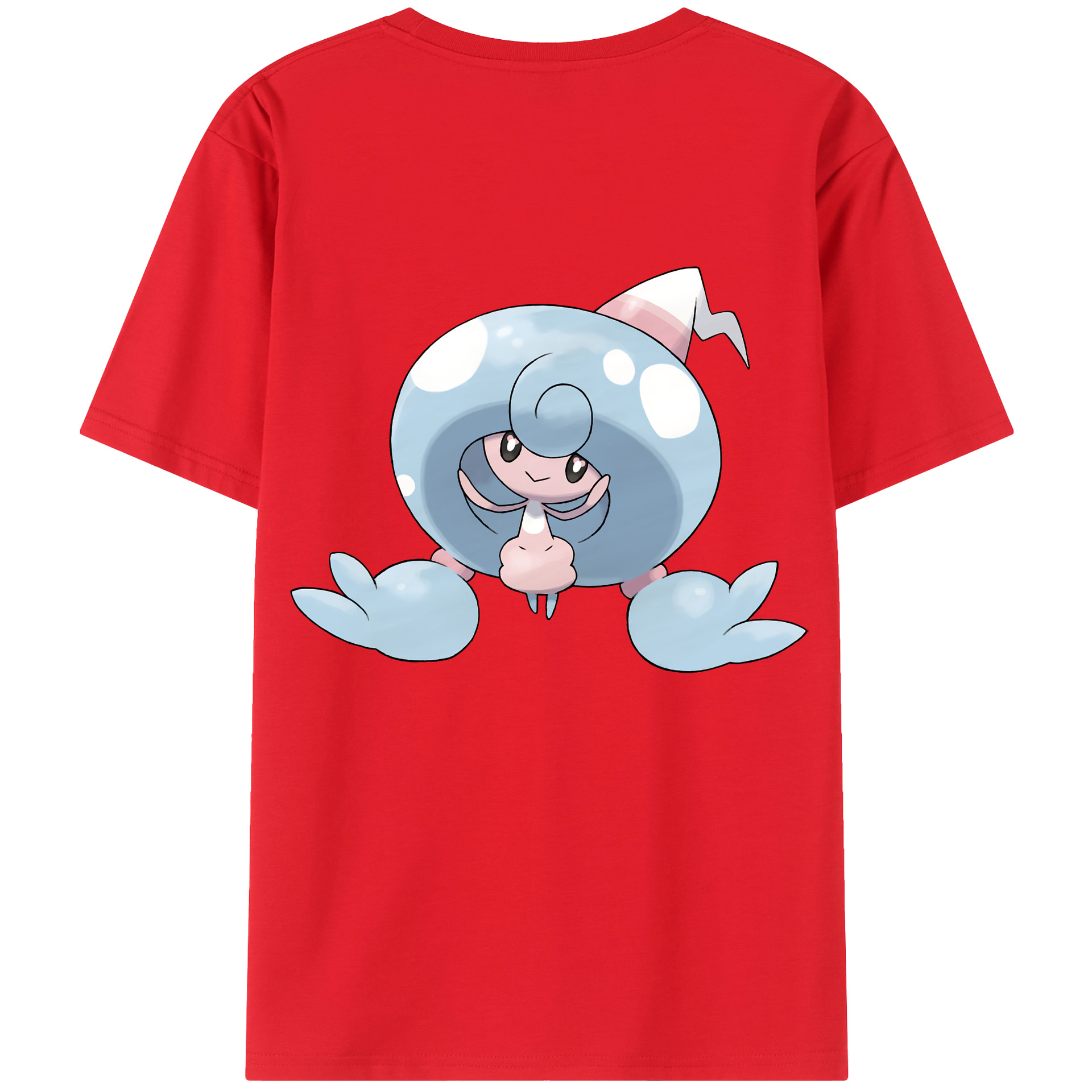 （画像用） ポケットモンスター Pokémon 綿100％ メンズ半袖Tシャツ（バックプリント） 通気性