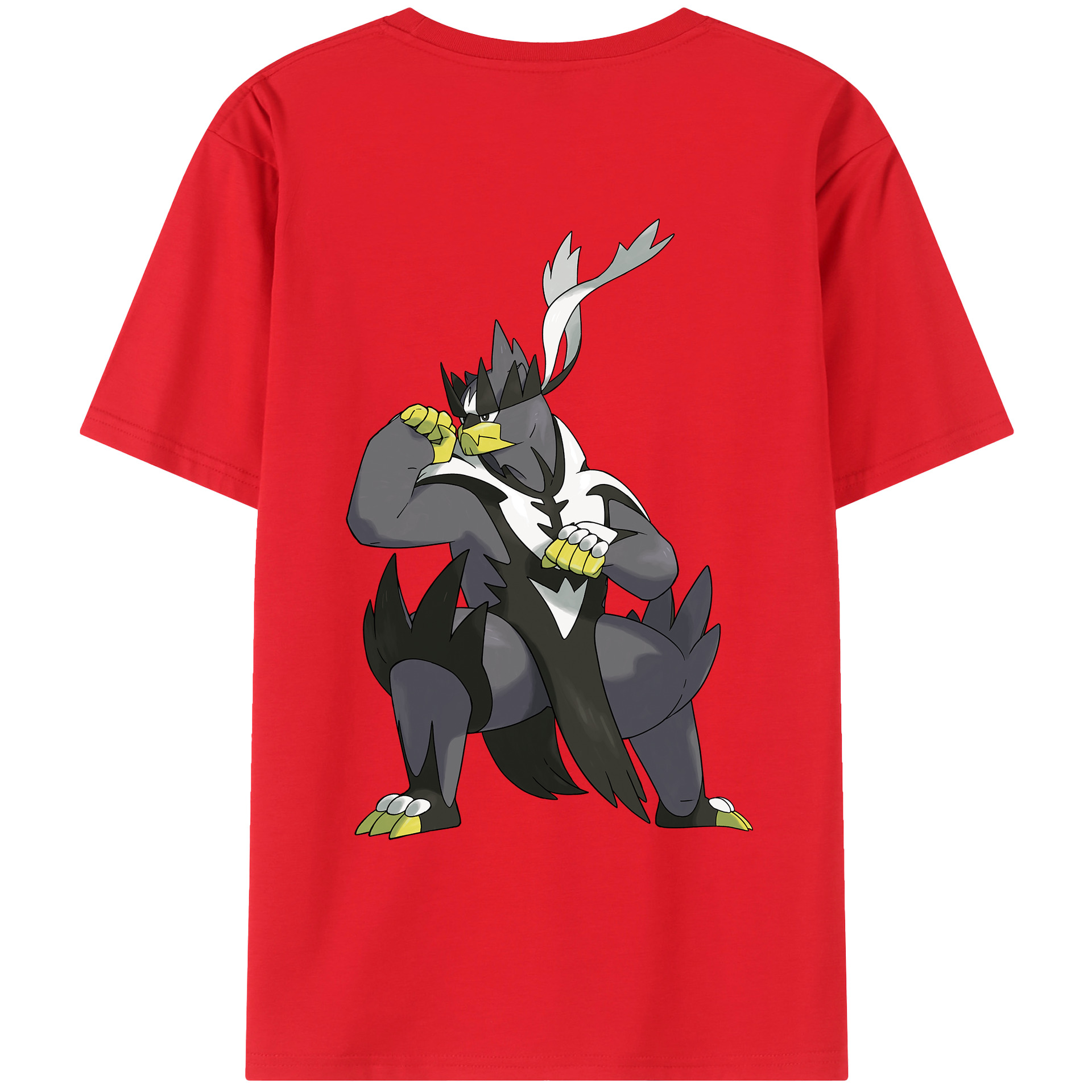 （画像用） ポケットモンスター Pokémon 綿100％ メンズ半袖Tシャツ（バックプリント） 通気性