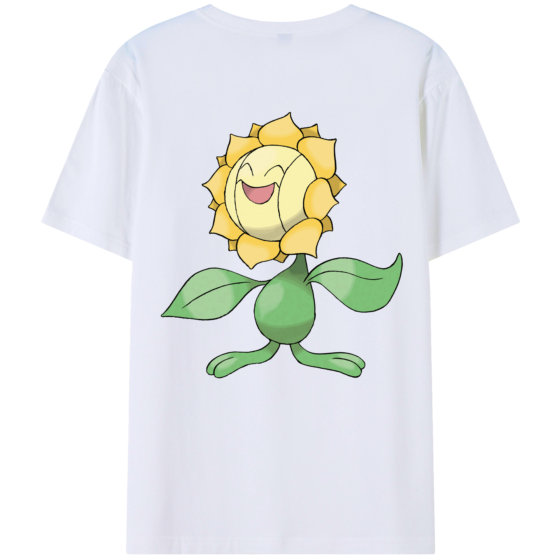 （画像用） ポケットモンスター Pokémon 綿100％ メンズ半袖Tシャツ（バックプリント） 通気性