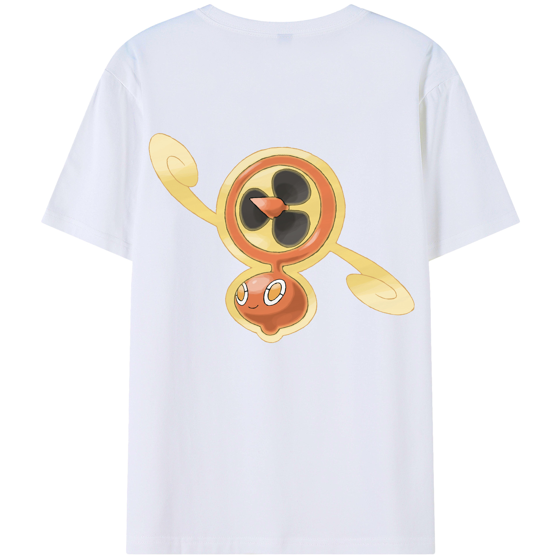 （画像用） ポケットモンスター Pokémon 綿100％ メンズ半袖Tシャツ（バックプリント） 通気性