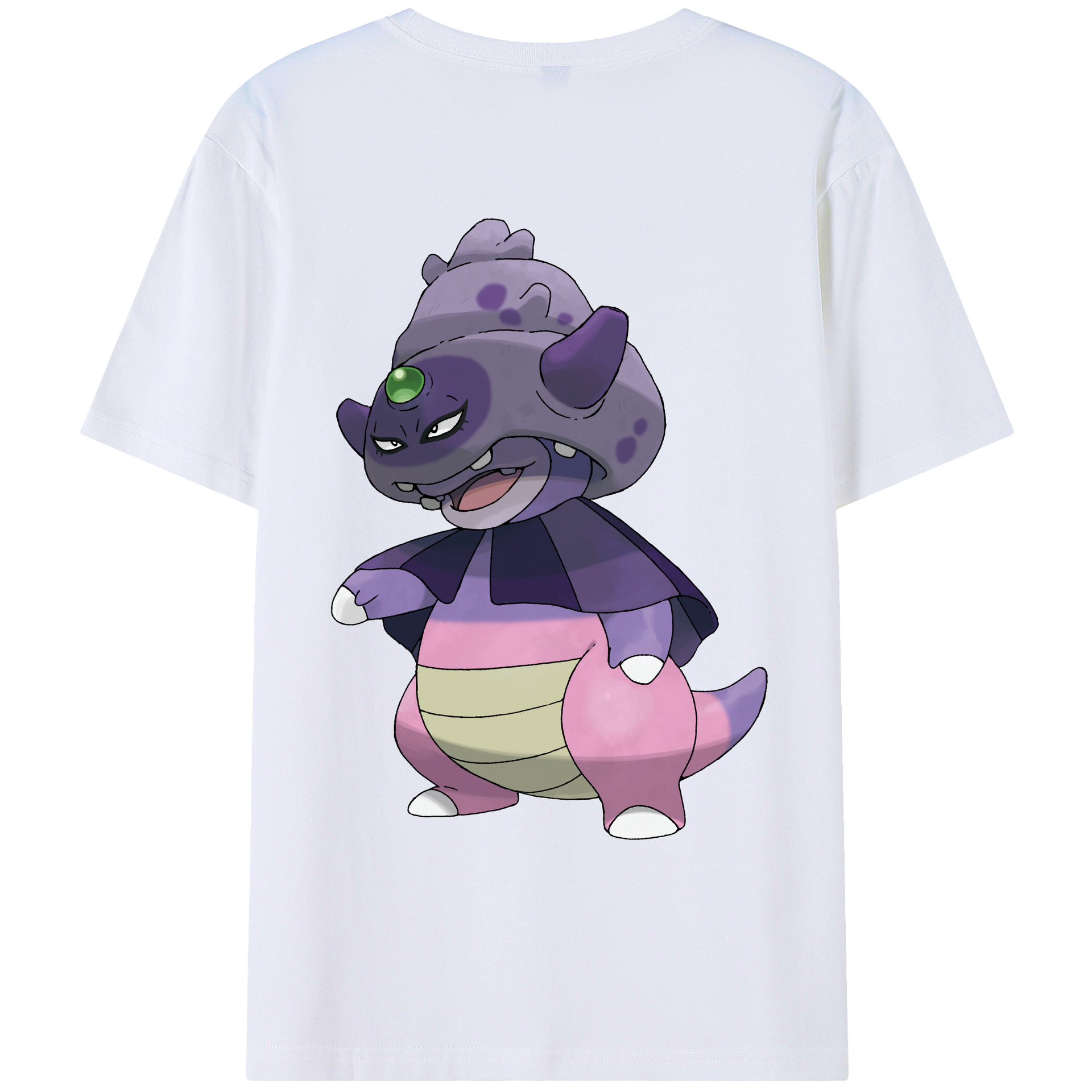 （画像用） ポケットモンスター Pokémon 綿100％ メンズ半袖Tシャツ（バックプリント） 通気性
