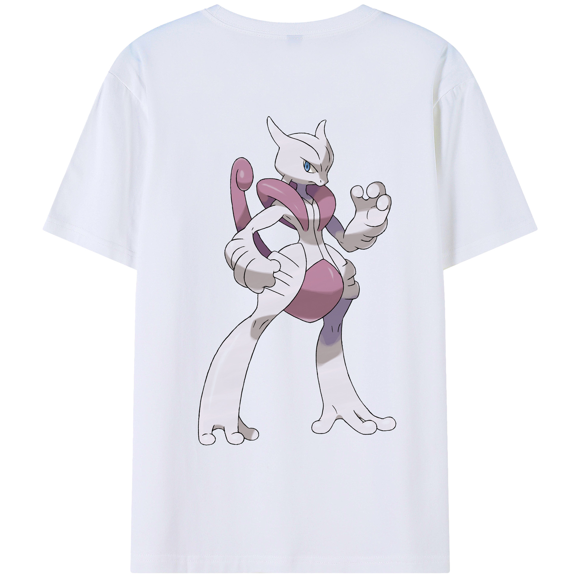 （画像用） ポケットモンスター Pokémon 綿100％ メンズ半袖Tシャツ（バックプリント） 通気性