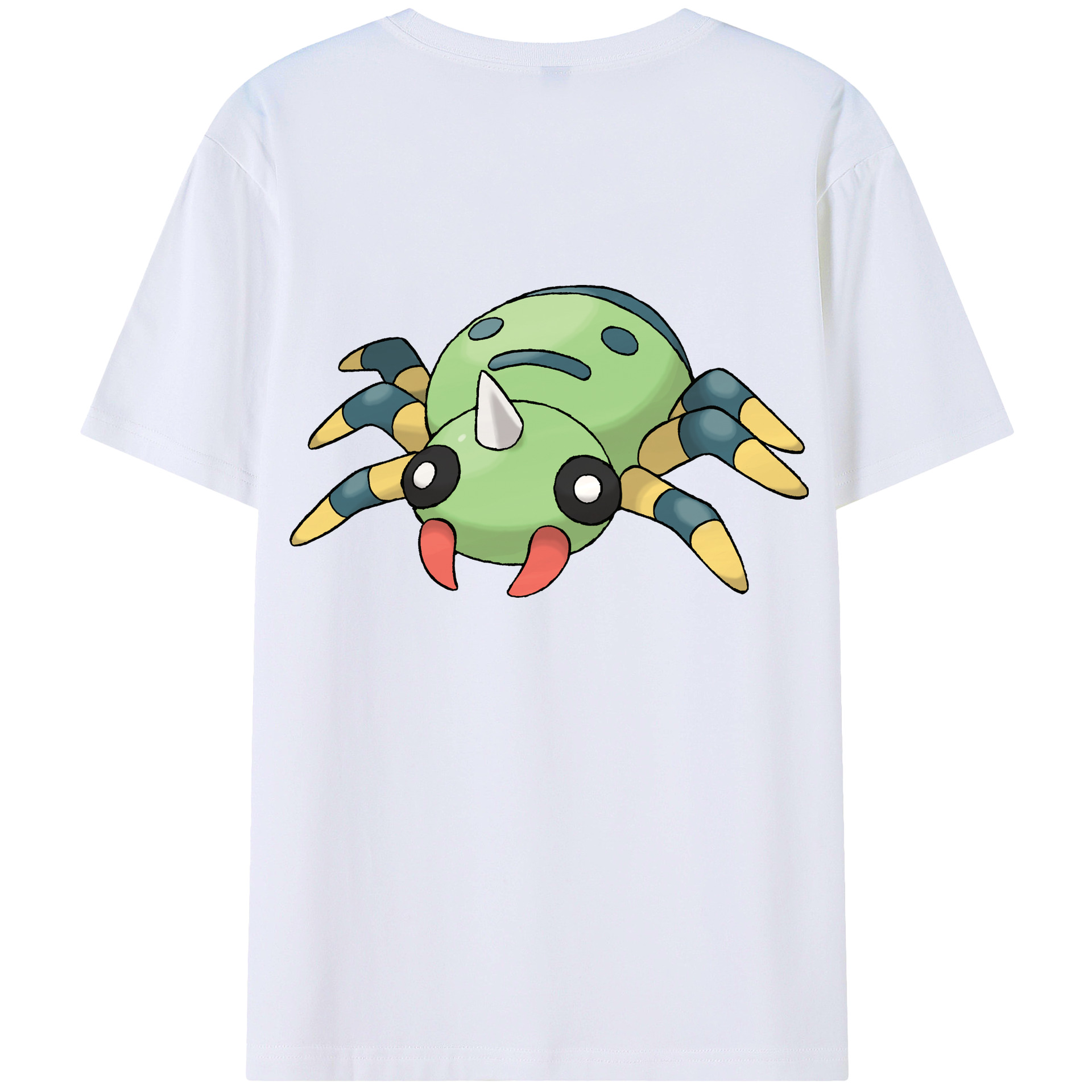 （画像用） ポケットモンスター Pokémon 綿100％ メンズ半袖Tシャツ（バックプリント） 通気性