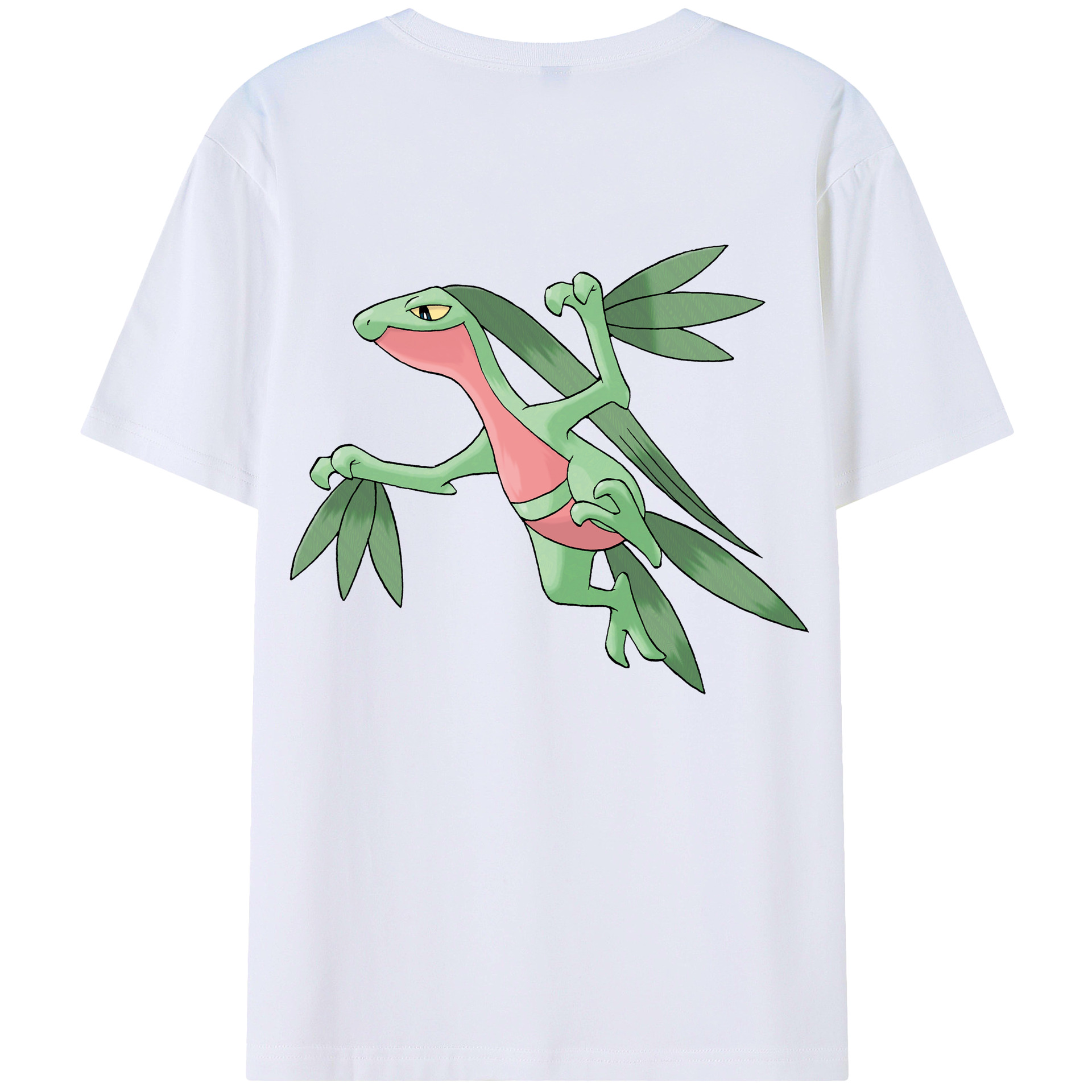 （画像用） ポケットモンスター Pokémon 綿100％ メンズ半袖Tシャツ（バックプリント） 通気性