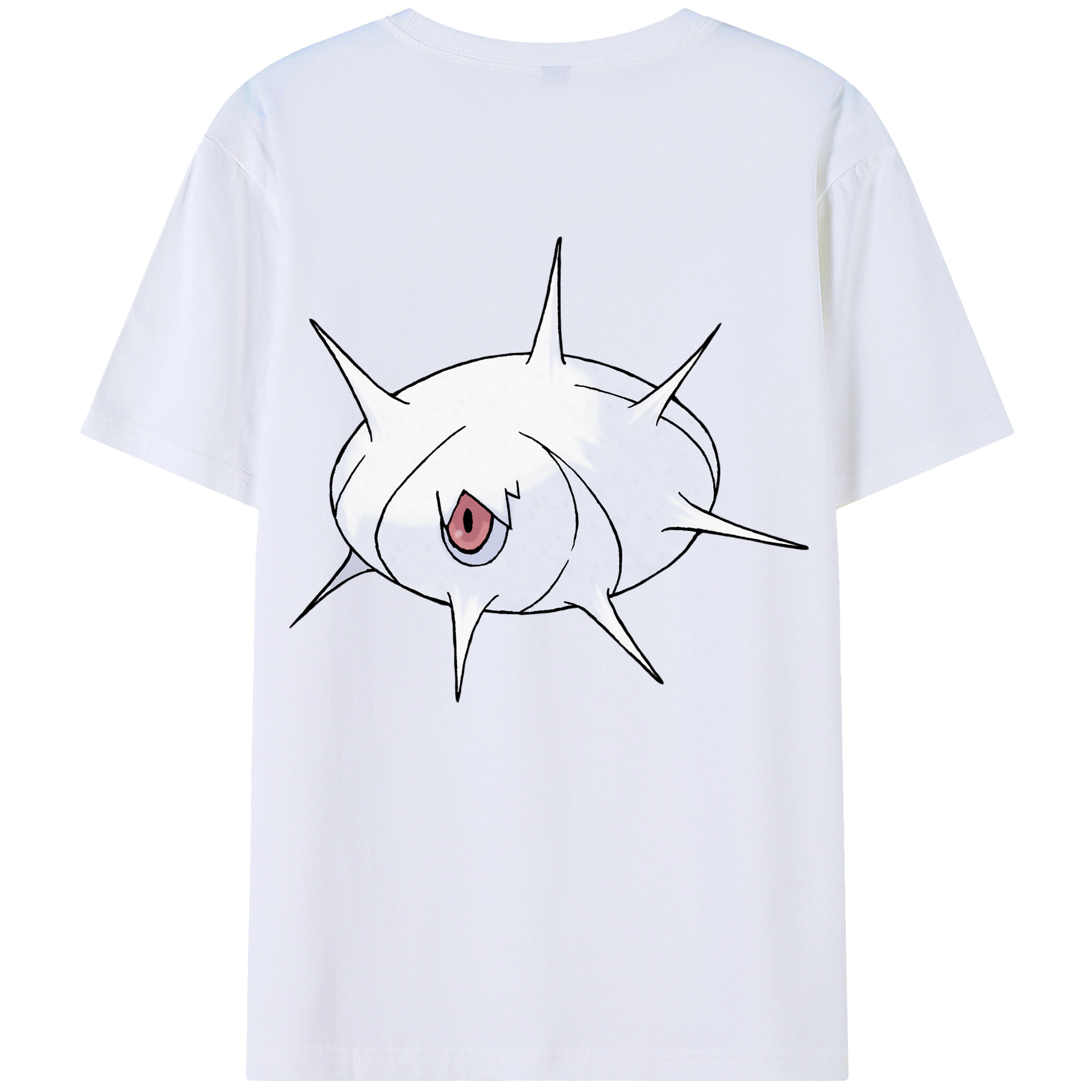 （画像用） ポケットモンスター Pokémon 綿100％ メンズ半袖Tシャツ（バックプリント） 通気性