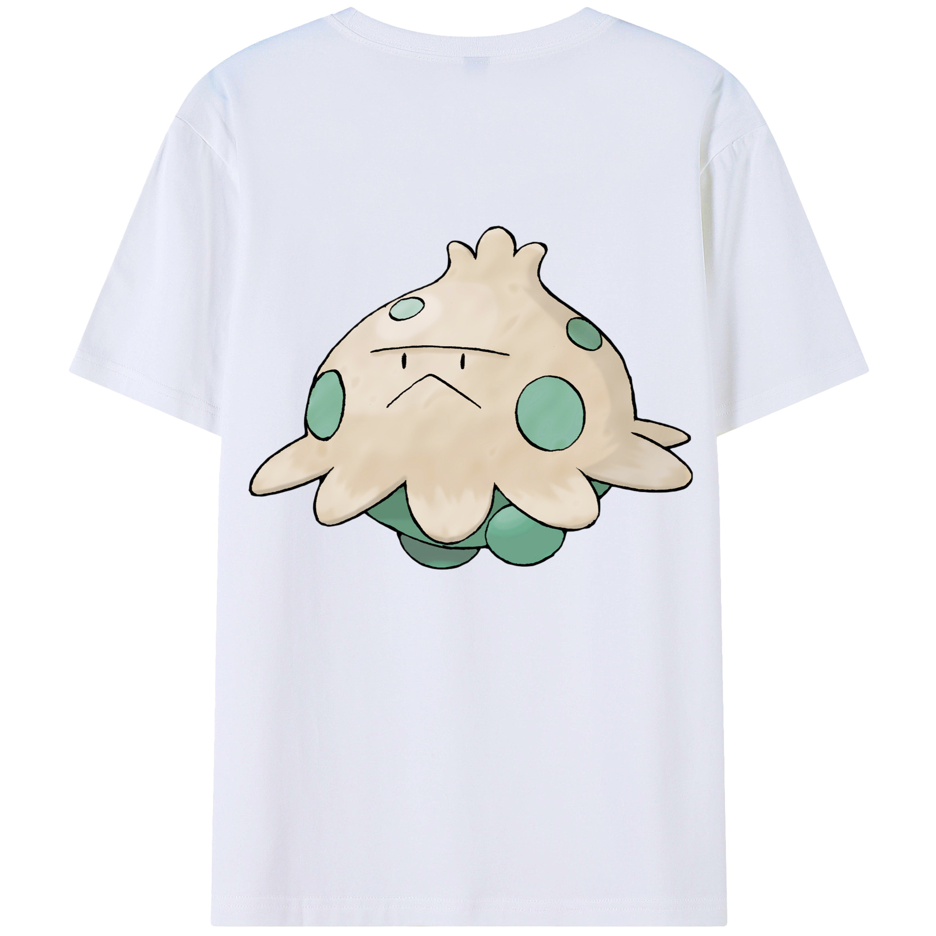 （画像用） ポケットモンスター Pokémon 綿100％ メンズ半袖Tシャツ（バックプリント） 通気性