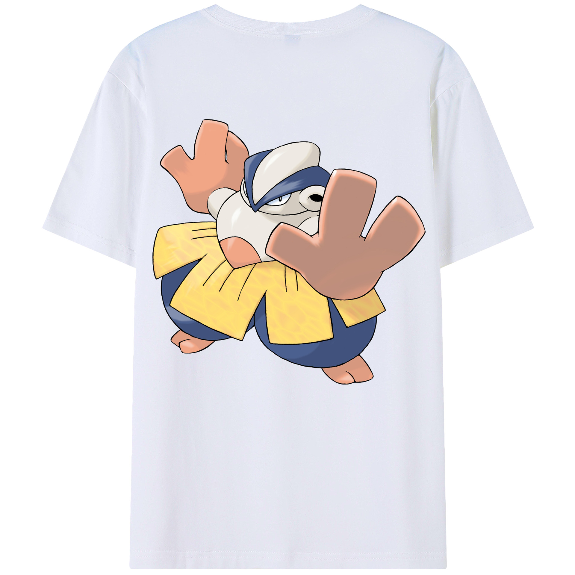 （画像用） ポケットモンスター Pokémon 綿100％ メンズ半袖Tシャツ（バックプリント） 通気性