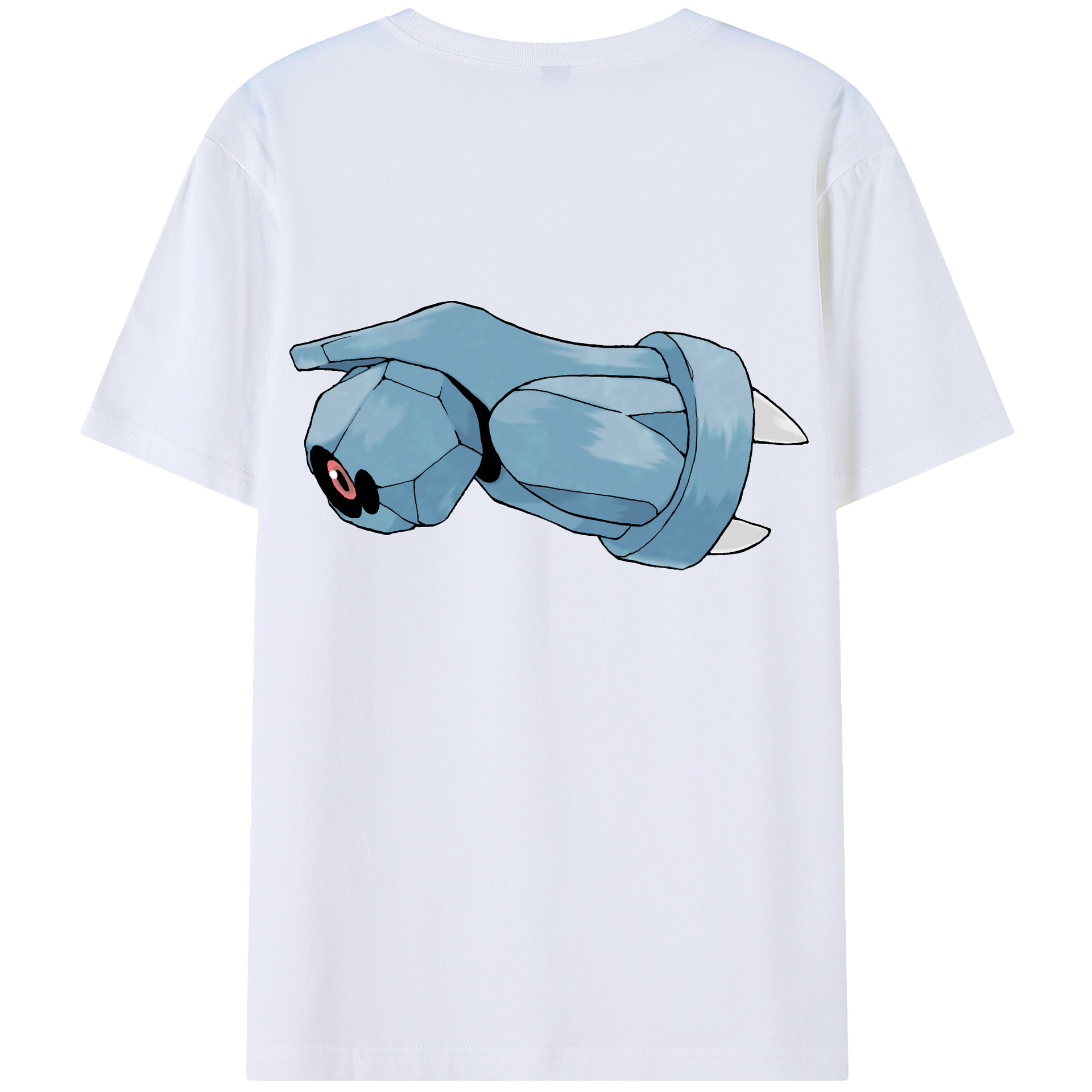 （画像用） ポケットモンスター Pokémon 綿100％ メンズ半袖Tシャツ（バックプリント） 通気性