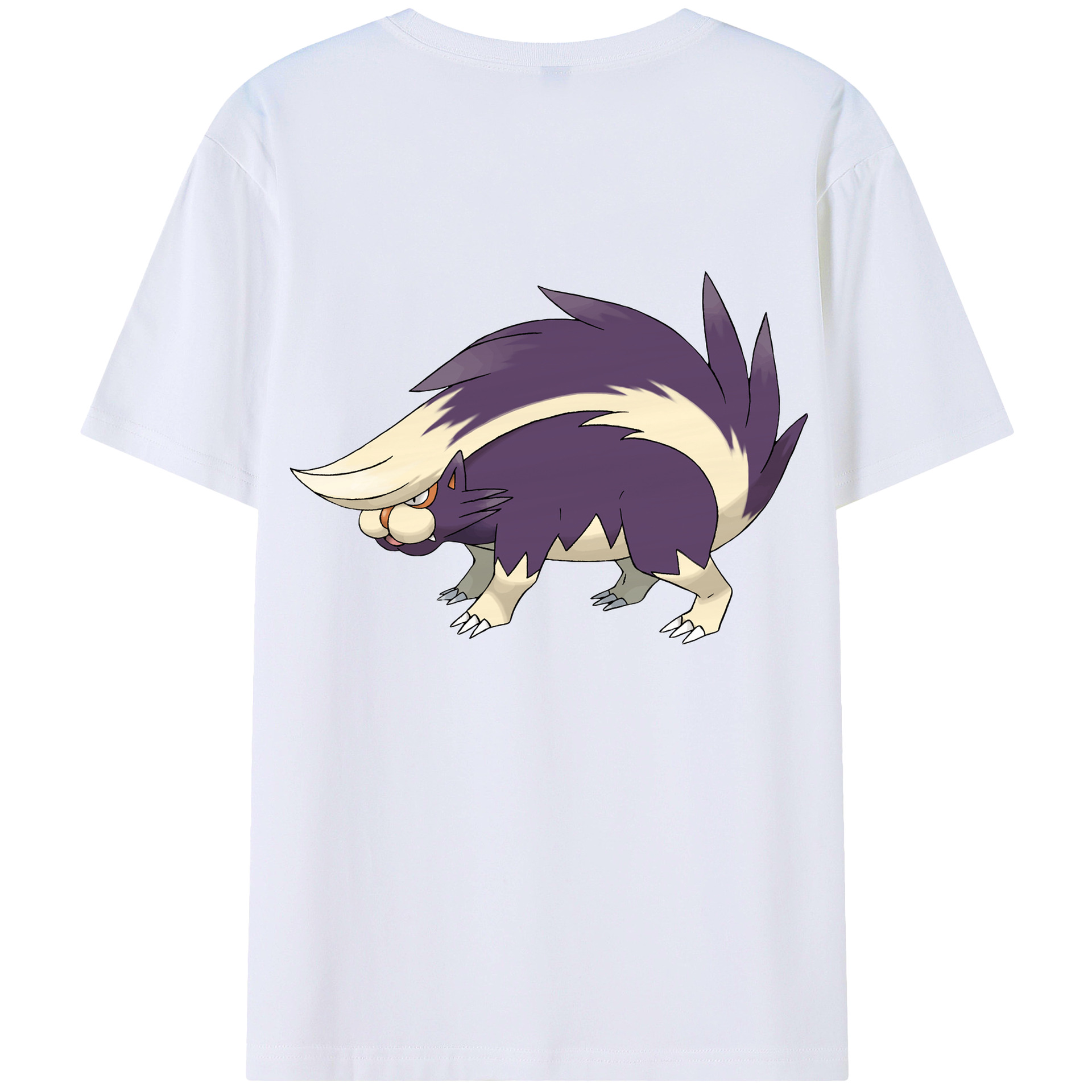 （画像用） ポケットモンスター Pokémon 綿100％ メンズ半袖Tシャツ（バックプリント） 通気性