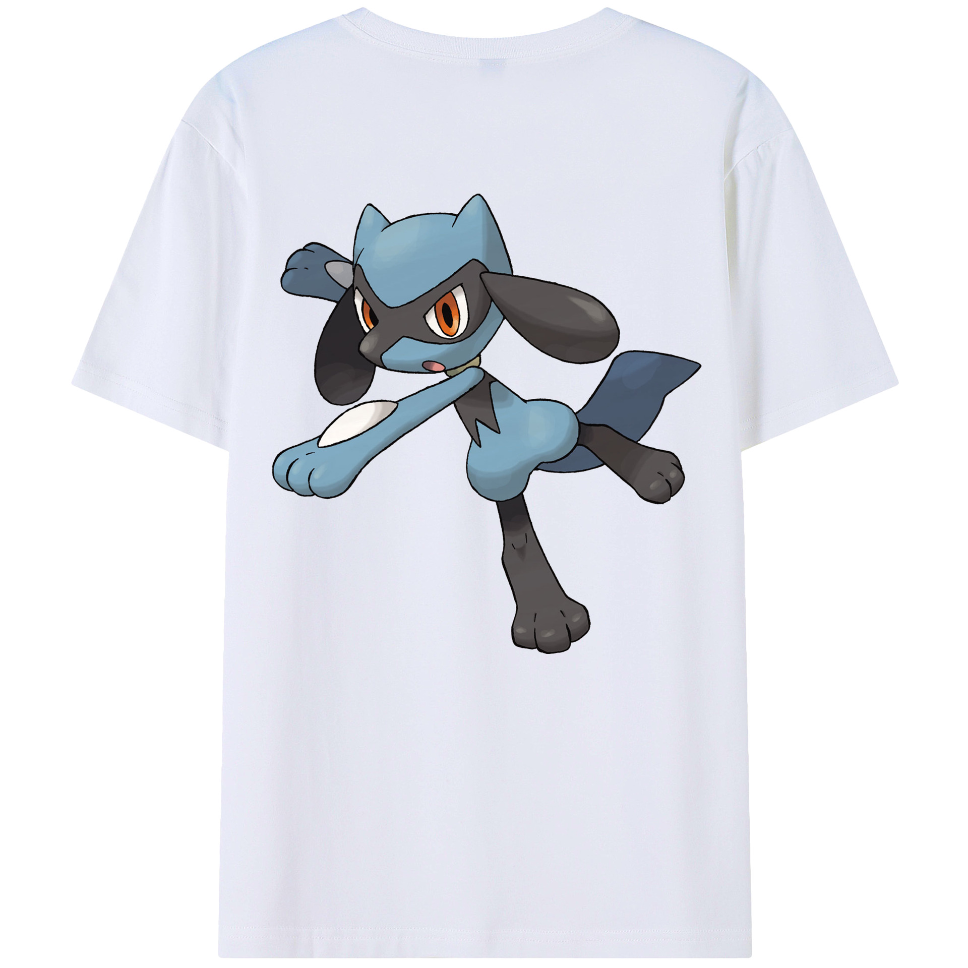 （画像用） ポケットモンスター Pokémon 綿100％ メンズ半袖Tシャツ（バックプリント） 通気性