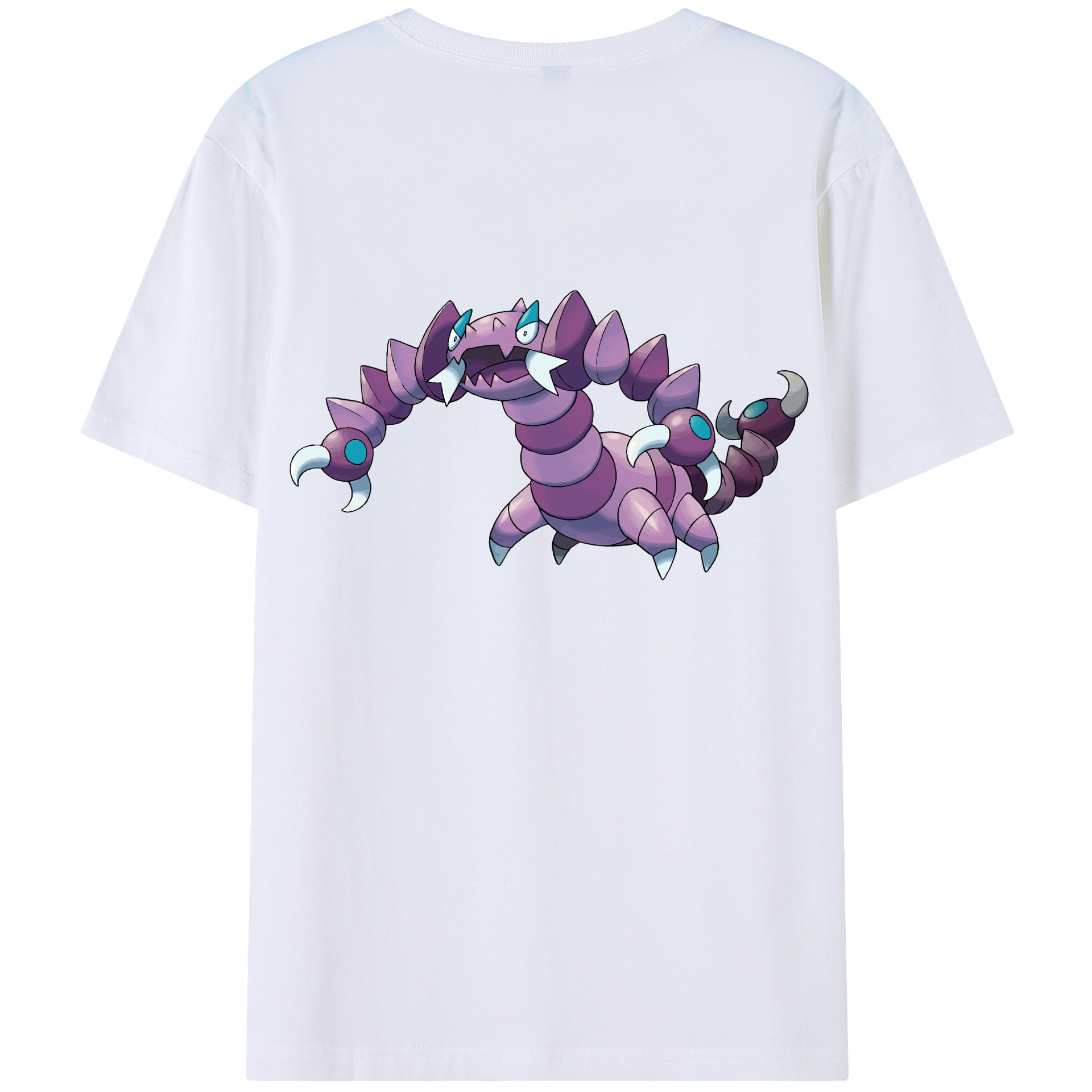 （画像用） ポケットモンスター Pokémon 綿100％ メンズ半袖Tシャツ（バックプリント） 通気性