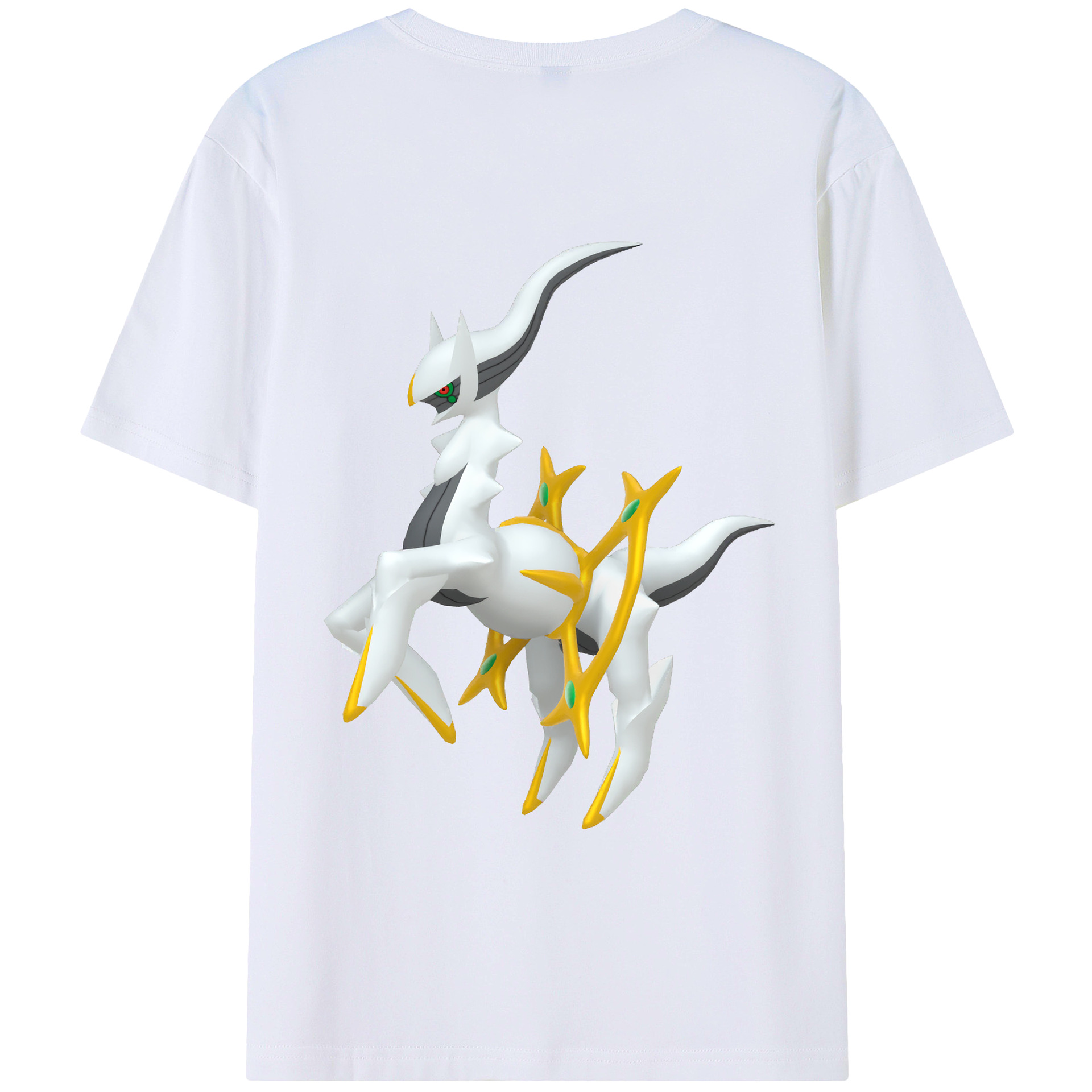 （画像用） ポケットモンスター Pokémon 綿100％ メンズ半袖Tシャツ（バックプリント） 通気性