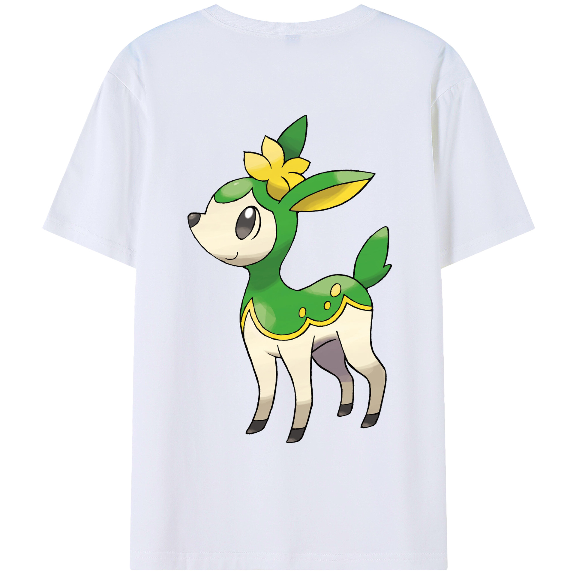 （画像用） ポケットモンスター Pokémon 綿100％ メンズ半袖Tシャツ（バックプリント） 通気性