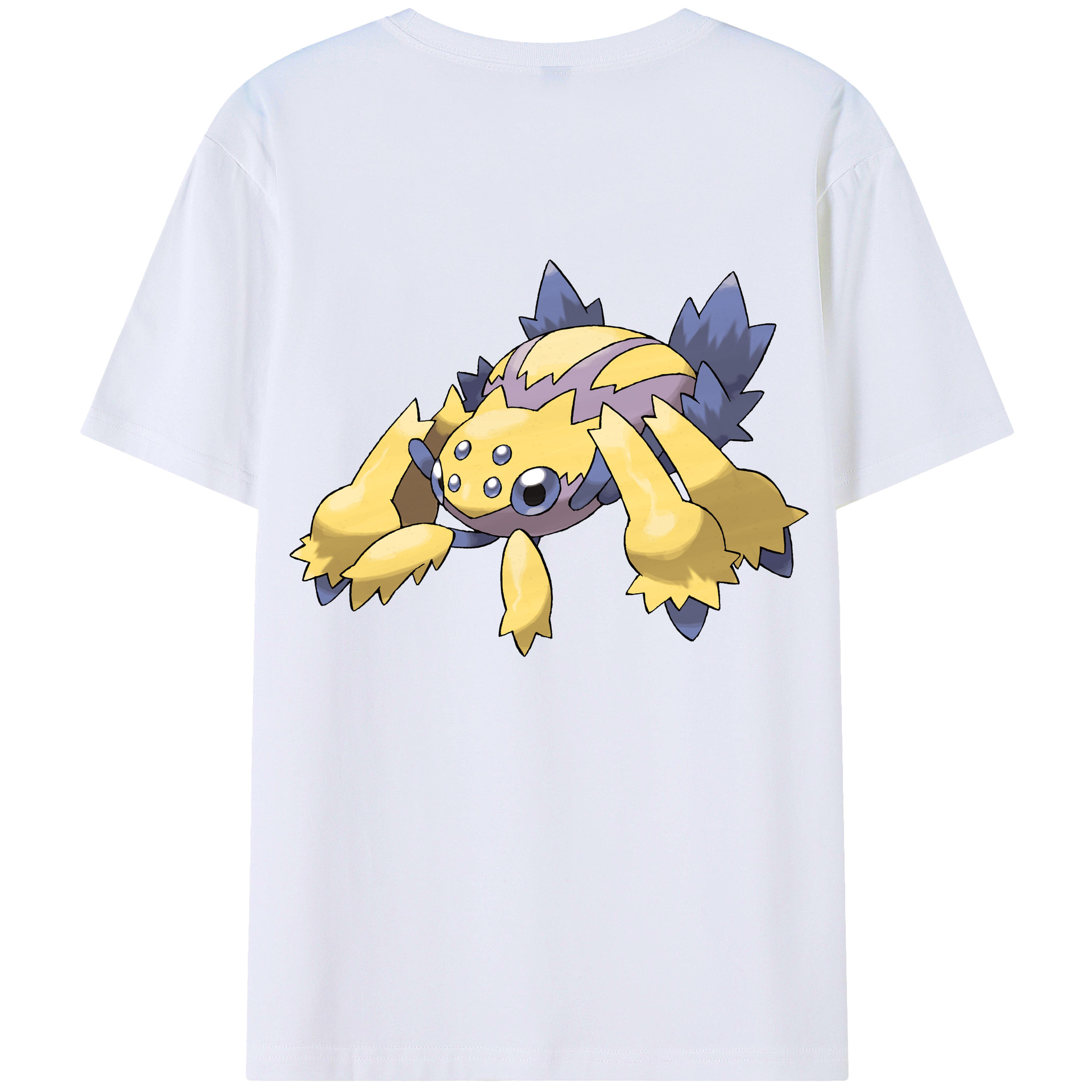 （画像用） ポケットモンスター Pokémon 綿100％ メンズ半袖Tシャツ（バックプリント） 通気性