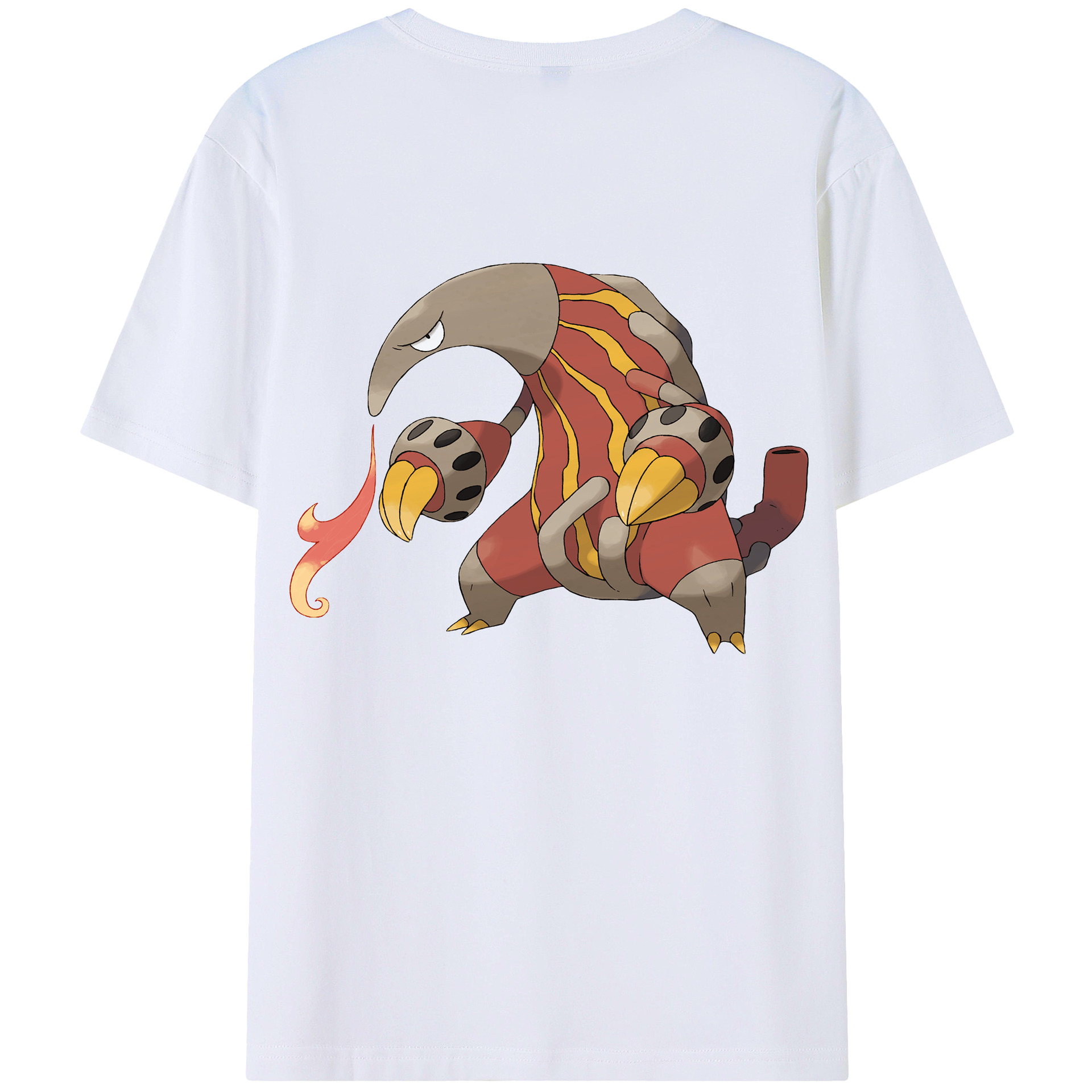 （画像用） ポケットモンスター Pokémon 綿100％ メンズ半袖Tシャツ（バックプリント） 通気性