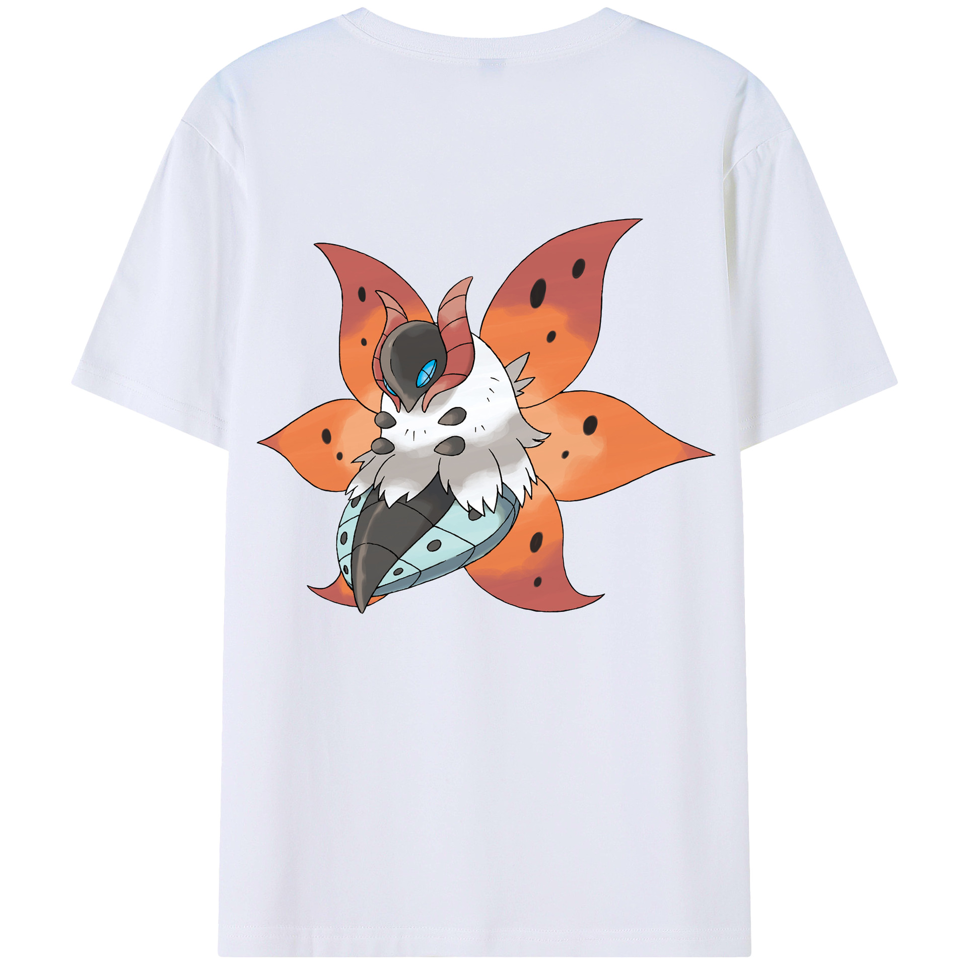 （画像用） ポケットモンスター Pokémon 綿100％ メンズ半袖Tシャツ（バックプリント） 通気性