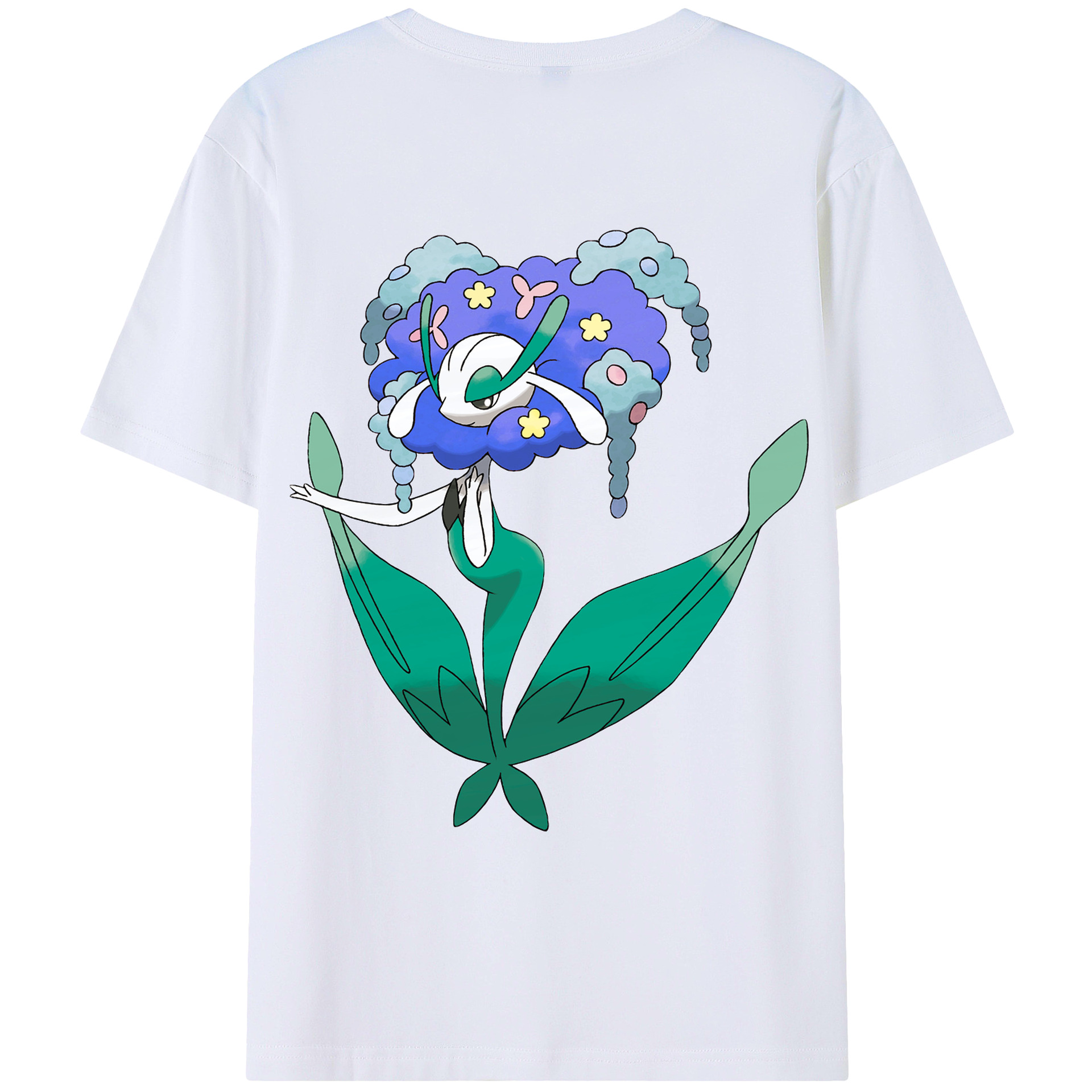 （画像用） ポケットモンスター Pokémon 綿100％ メンズ半袖Tシャツ（バックプリント） 通気性