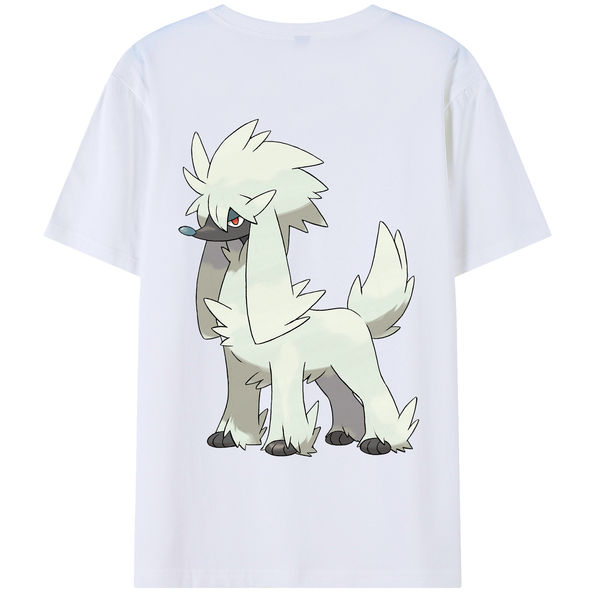 （画像用） ポケットモンスター Pokémon 綿100％ メンズ半袖Tシャツ（バックプリント） 通気性