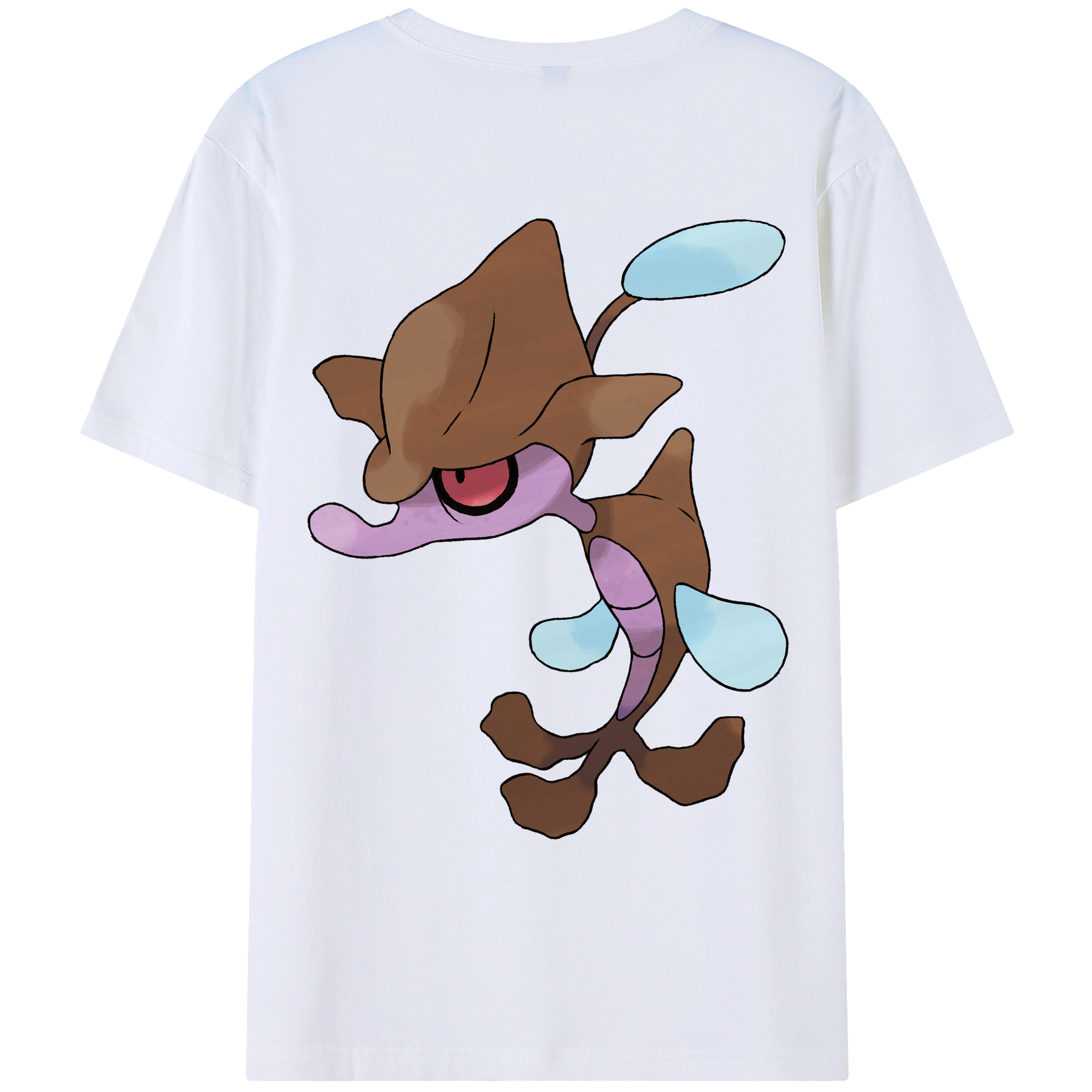 （画像用） ポケットモンスター Pokémon 綿100％ メンズ半袖Tシャツ（バックプリント） 通気性