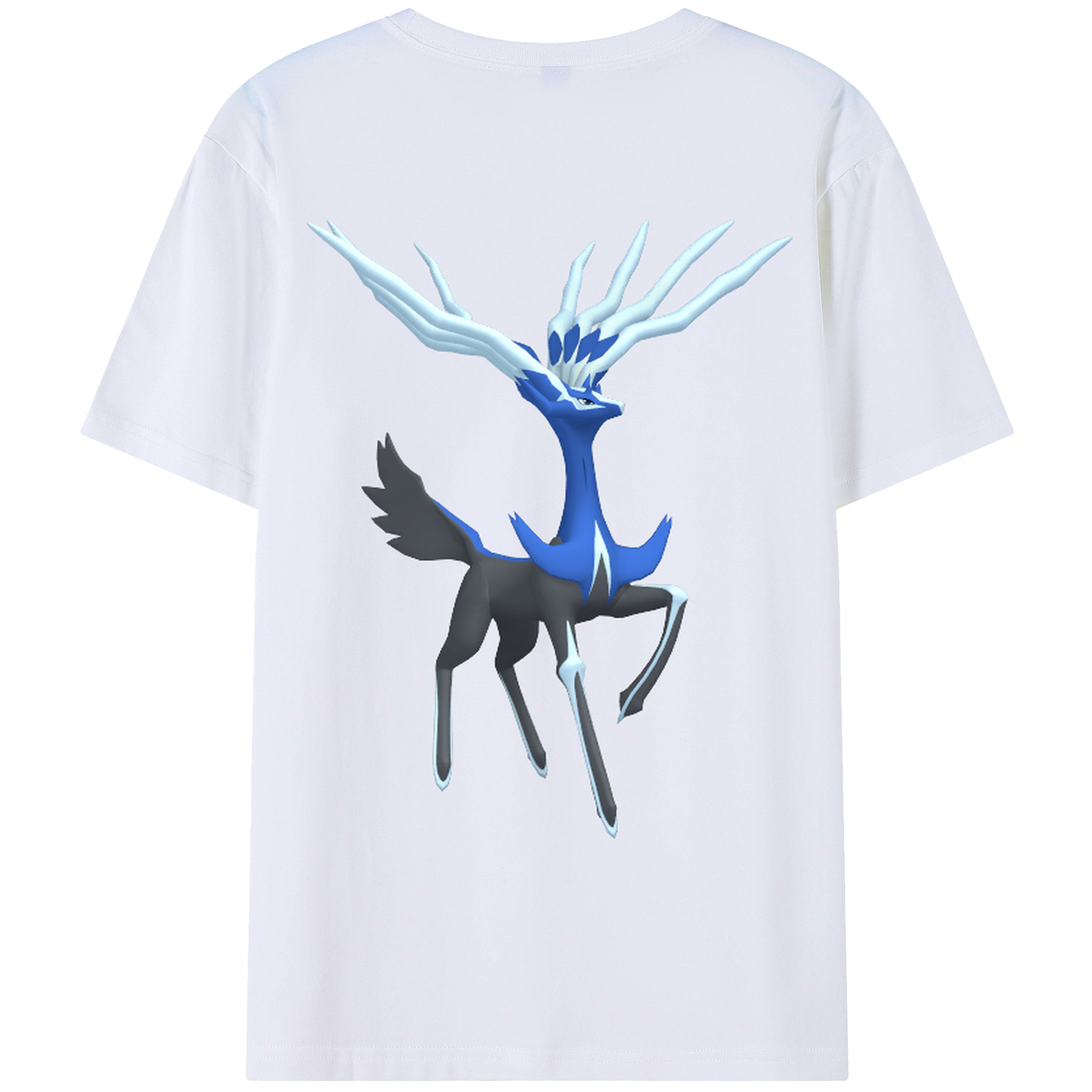 （画像用） ポケットモンスター Pokémon 綿100％ メンズ半袖Tシャツ（バックプリント） 通気性