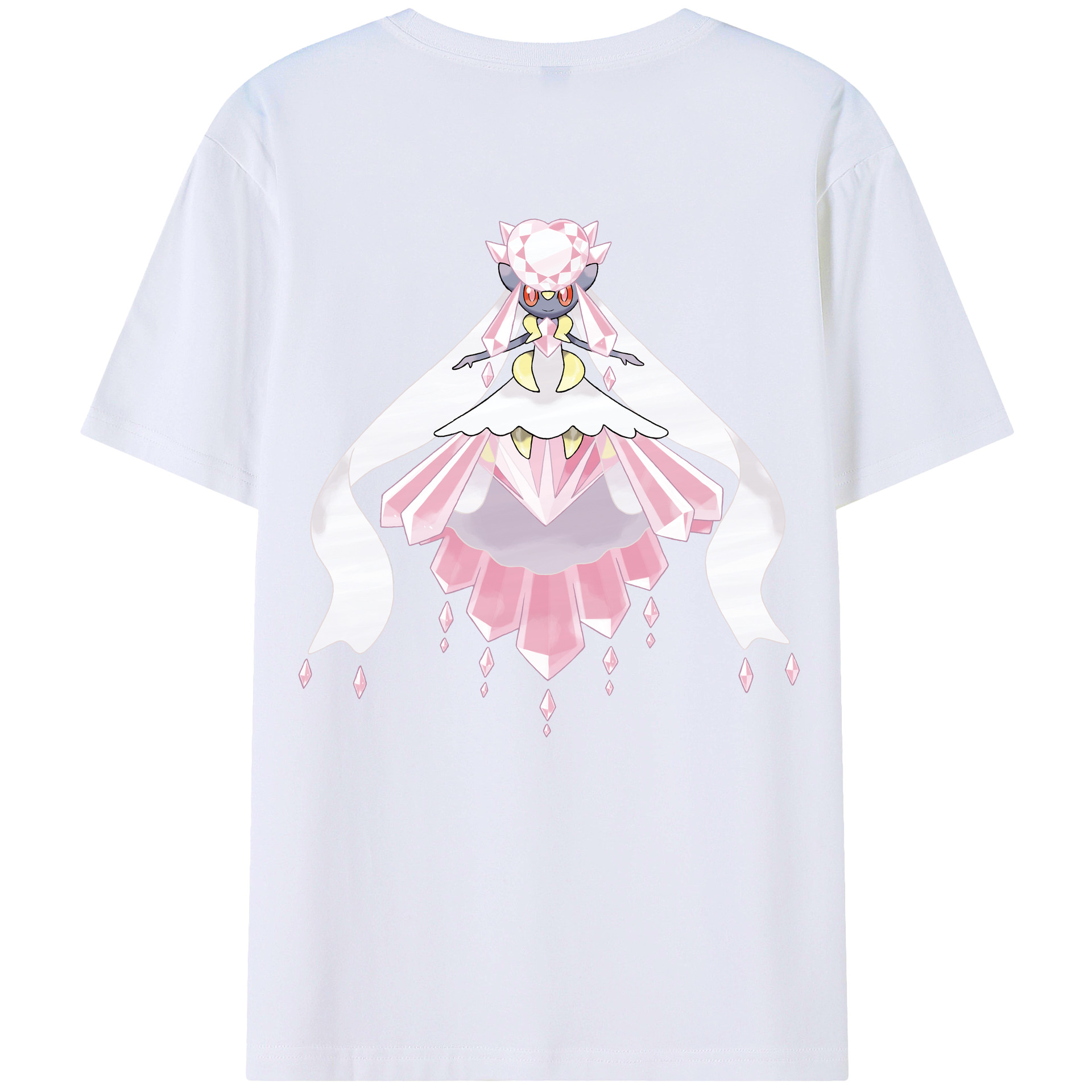 （画像用） ポケットモンスター Pokémon 綿100％ メンズ半袖Tシャツ（バックプリント） 通気性