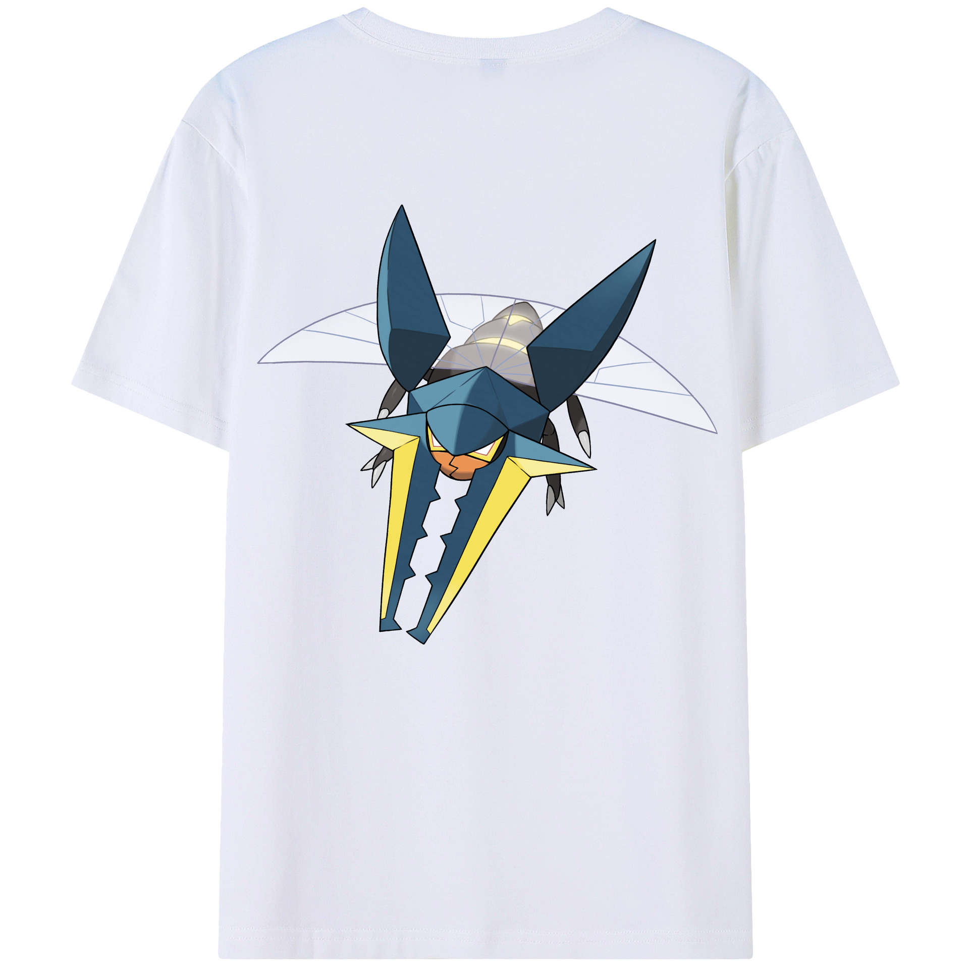 （画像用） ポケットモンスター Pokémon 綿100％ メンズ半袖Tシャツ（バックプリント） 通気性