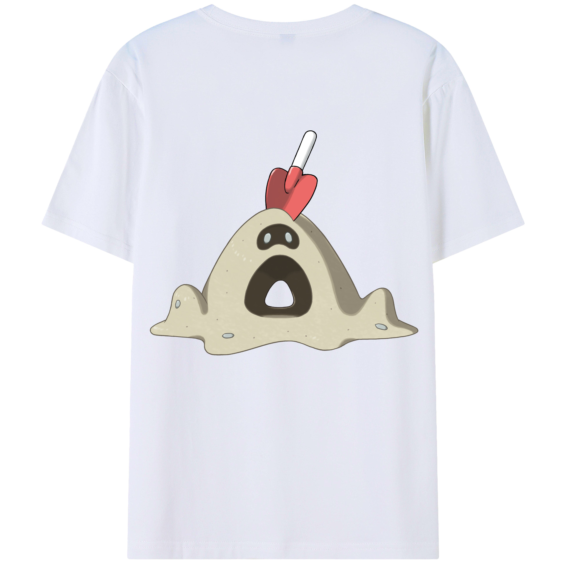 （画像用） ポケットモンスター Pokémon 綿100％ メンズ半袖Tシャツ（バックプリント） 通気性