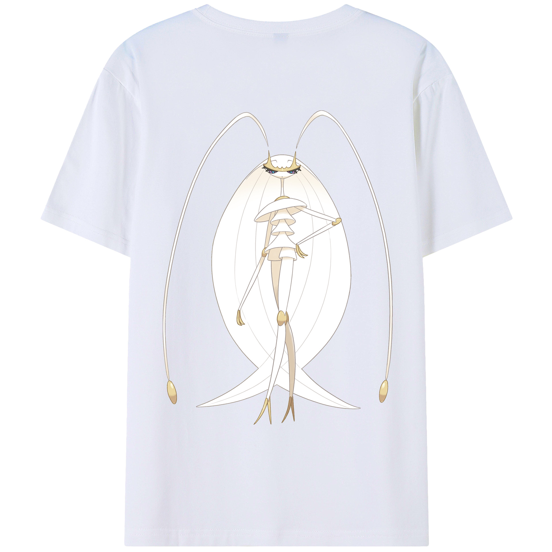 （画像用） ポケットモンスター Pokémon 綿100％ メンズ半袖Tシャツ（バックプリント） 通気性