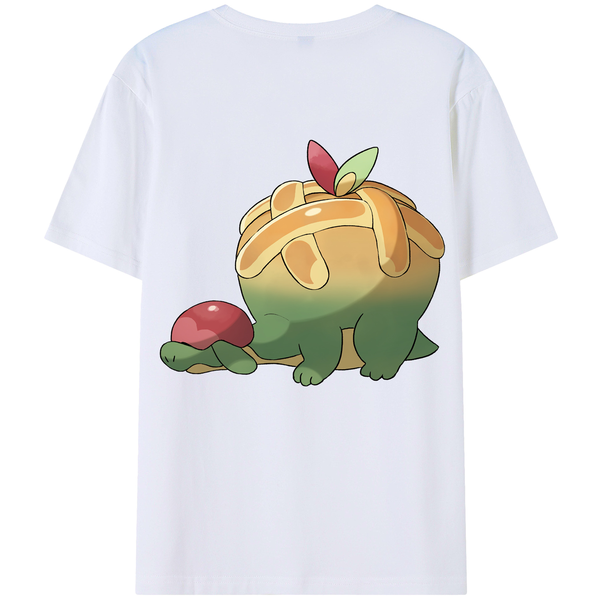 （画像用） ポケットモンスター Pokémon 綿100％ メンズ半袖Tシャツ（バックプリント） 通気性