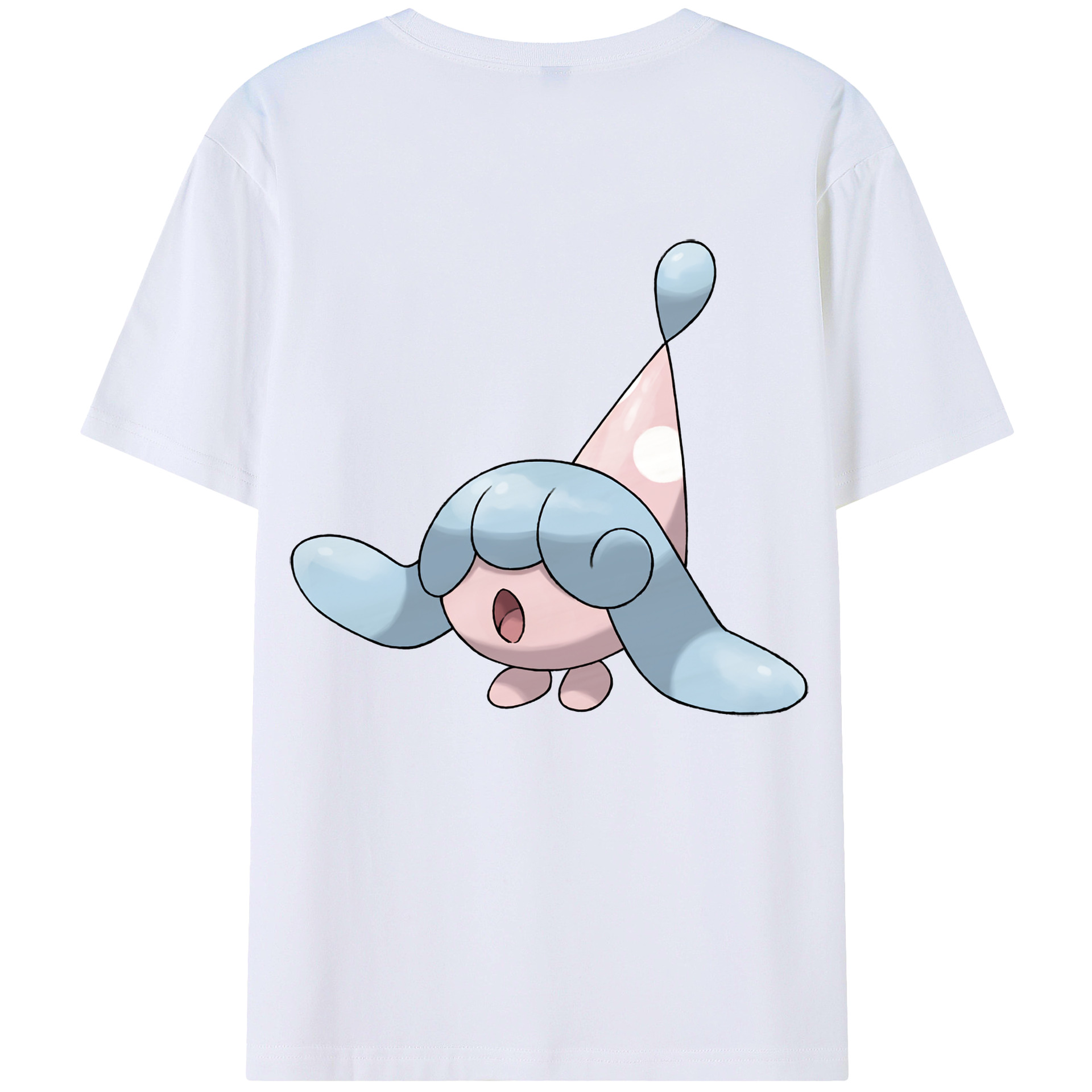 （画像用） ポケットモンスター Pokémon 綿100％ メンズ半袖Tシャツ（バックプリント） 通気性