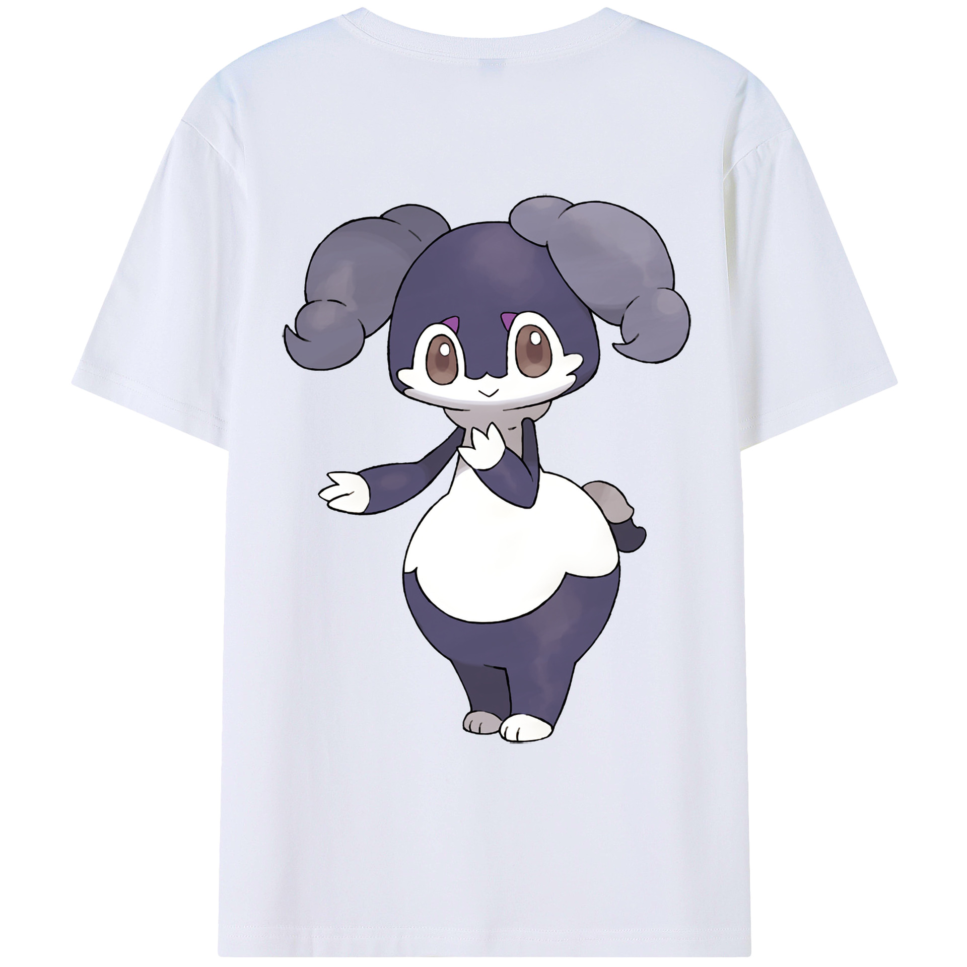 （画像用） ポケットモンスター Pokémon 綿100％ メンズ半袖Tシャツ（バックプリント） 通気性