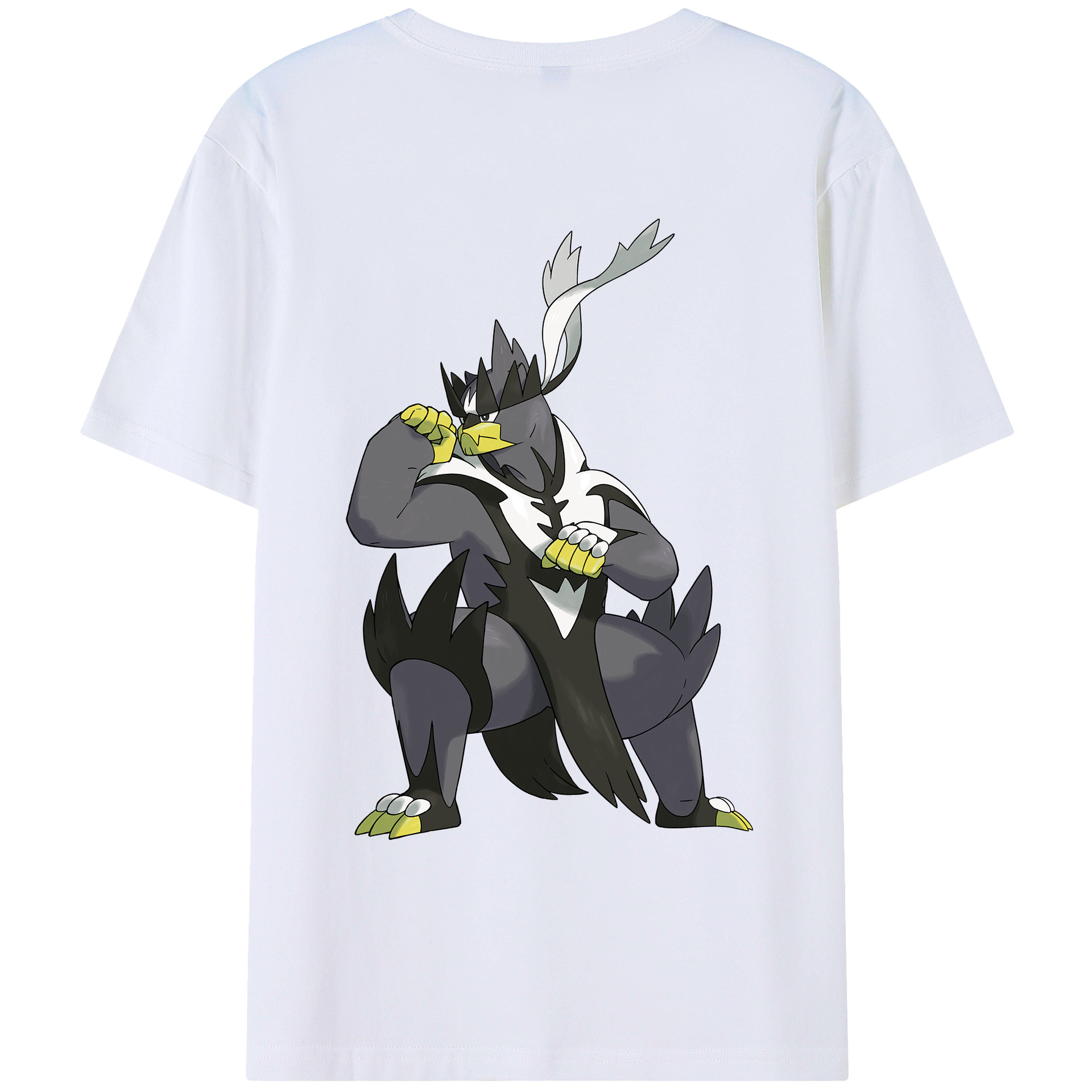 （画像用） ポケットモンスター Pokémon 綿100％ メンズ半袖Tシャツ（バックプリント） 通気性