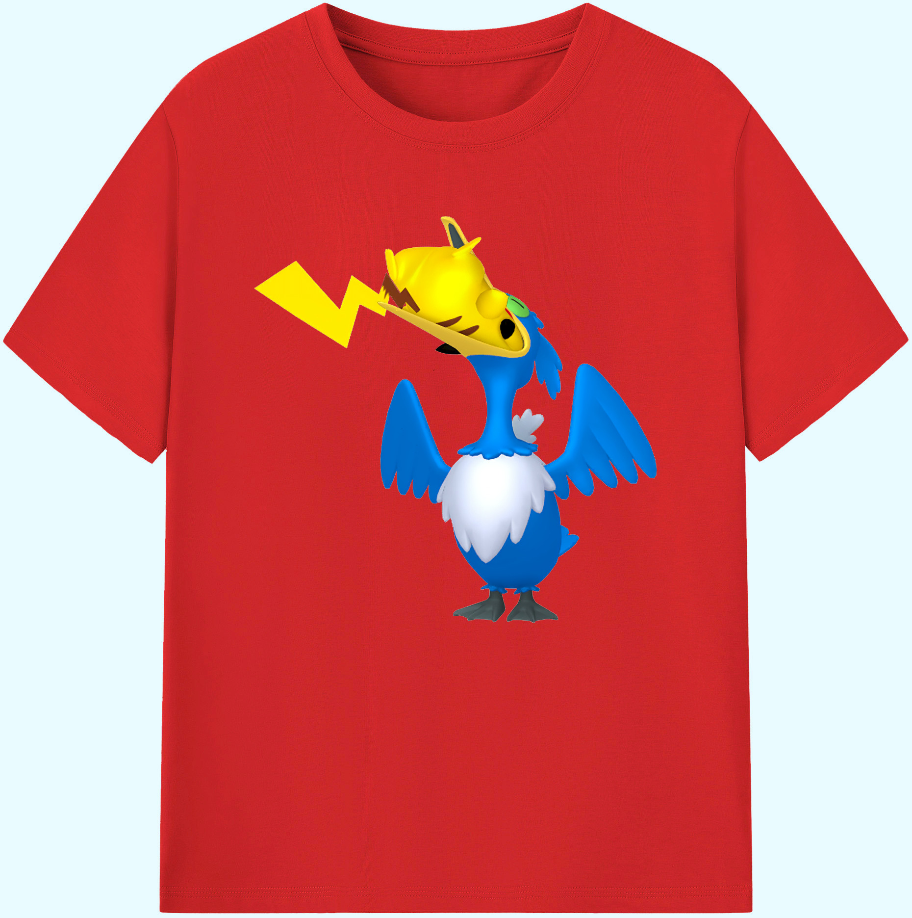 （画像用） ポケットモンスター Pokémon 綿100％ メンズ半袖Tシャツ｜肌触りやわらか＆通気性