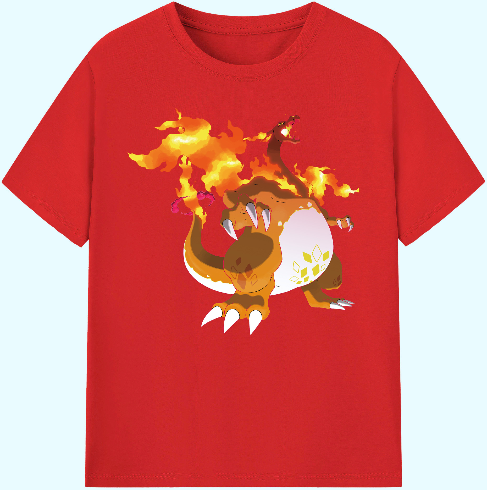 （画像用） ポケットモンスター Pokémon 綿100％ メンズ半袖Tシャツ｜肌触りやわらか＆通気性