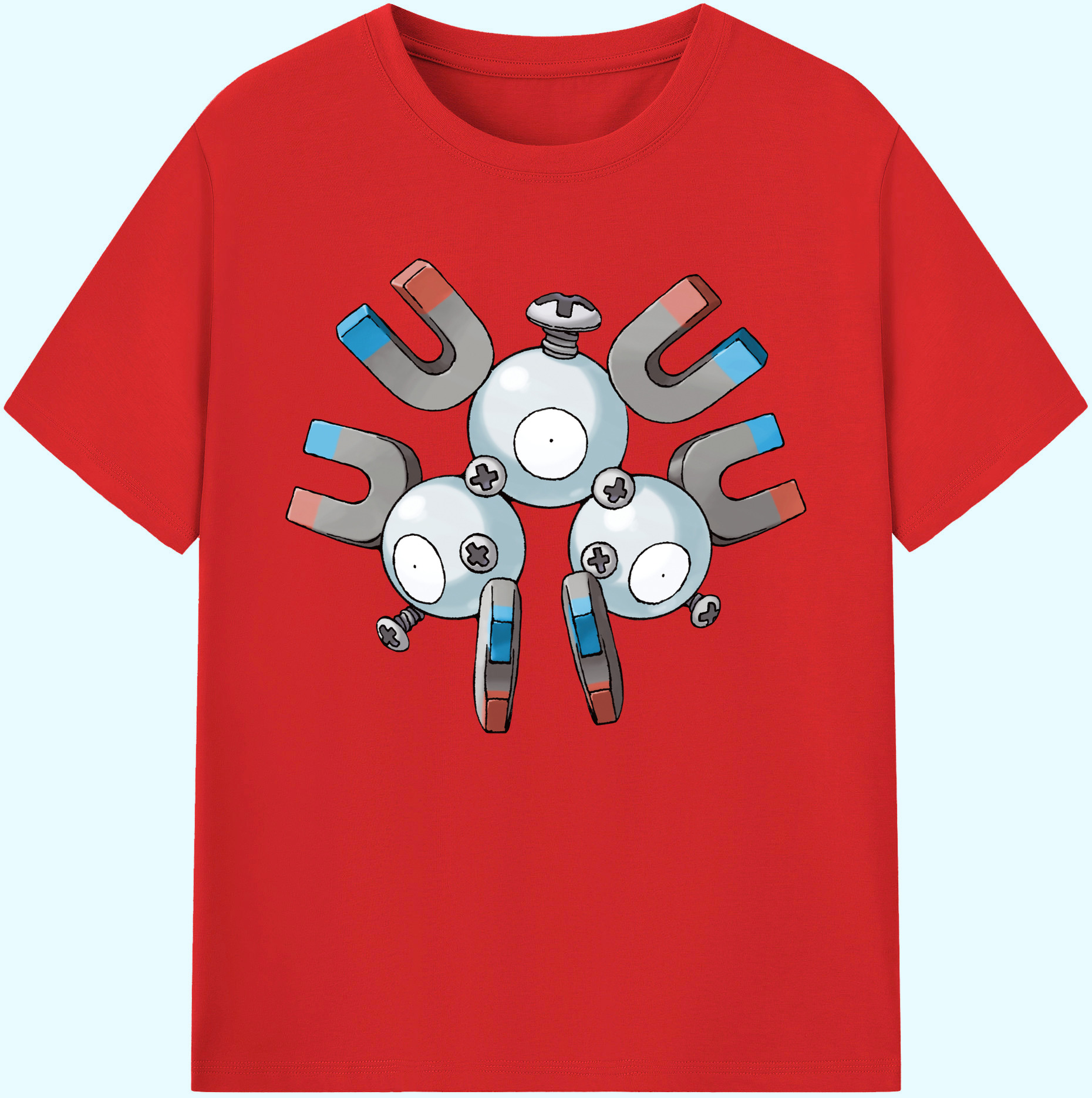 （画像用） ポケットモンスター Pokémon 綿100％ メンズ半袖Tシャツ｜肌触りやわらか＆通気性