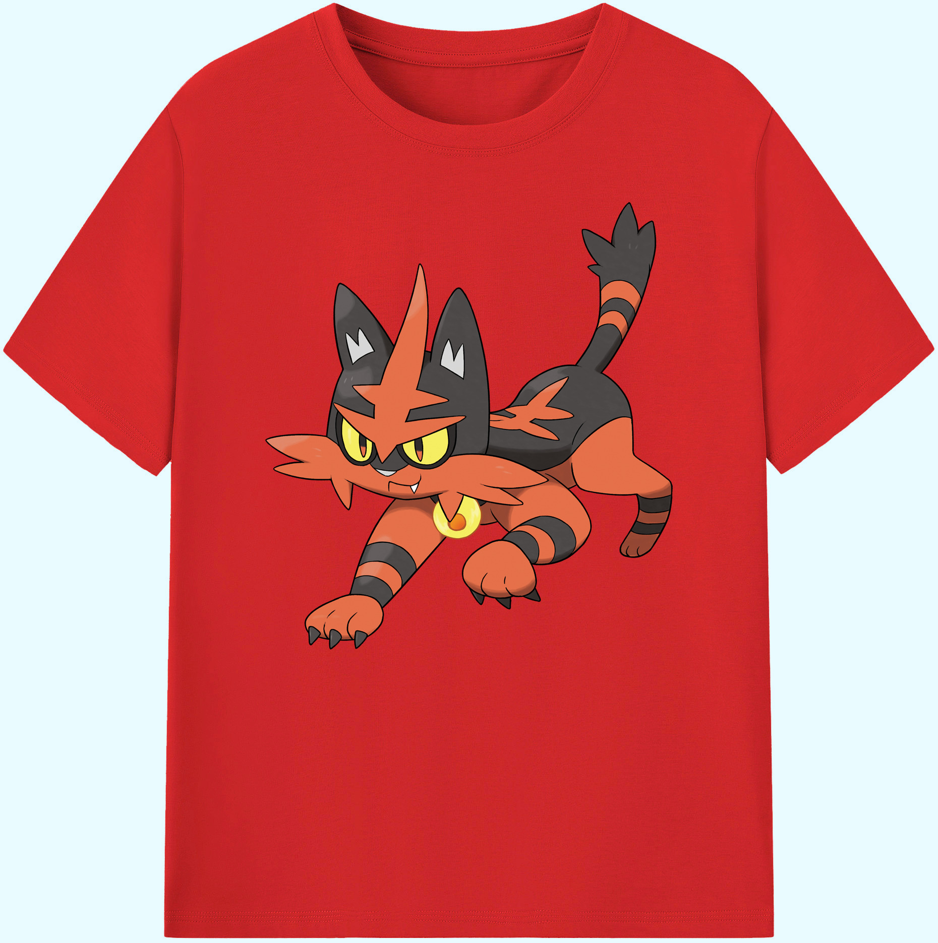 （画像用） ポケットモンスター Pokémon 綿100％ メンズ半袖Tシャツ｜肌触りやわらか＆通気性