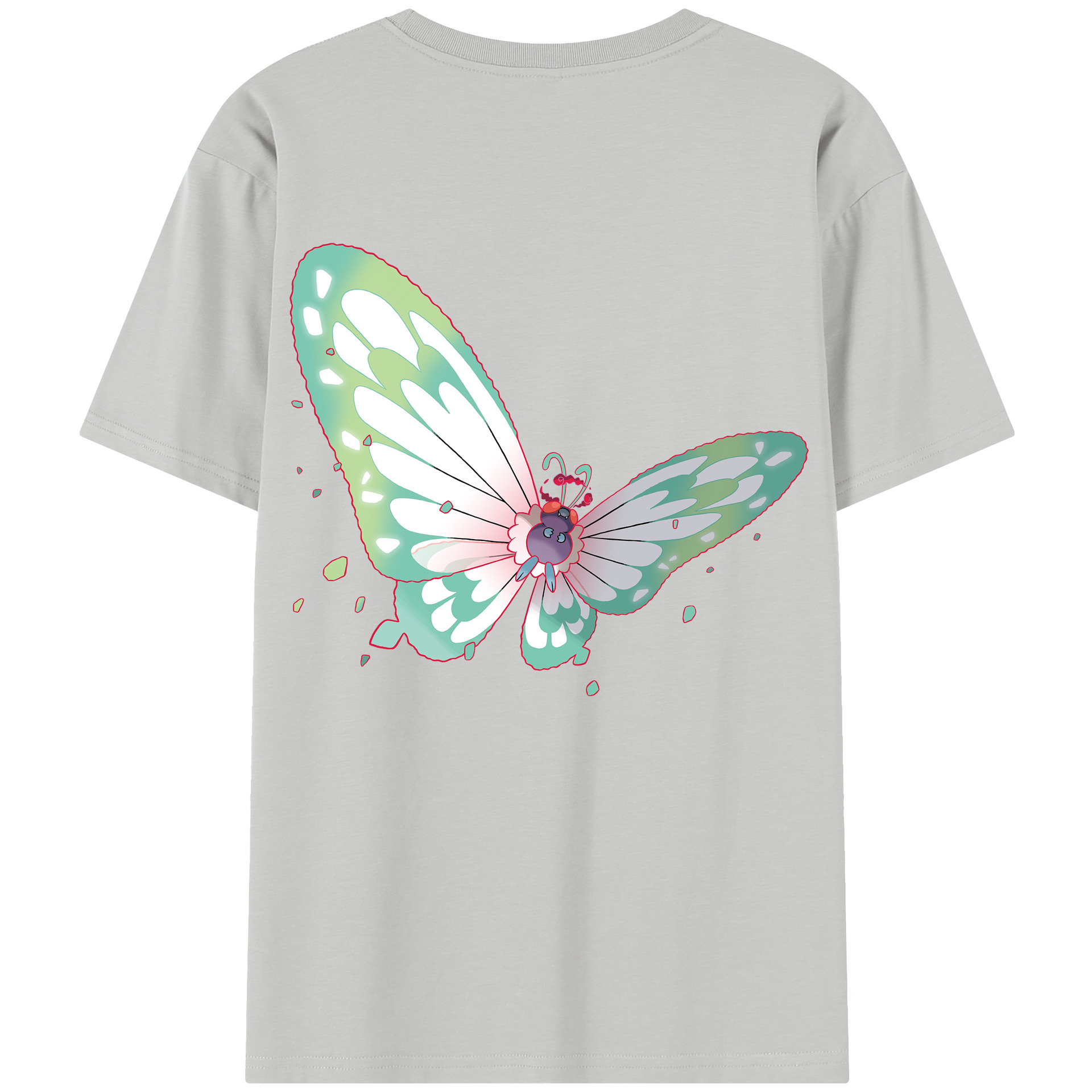 （画像用） ポケットモンスター Pokémon レディース半袖Tシャツ(バックプリント)