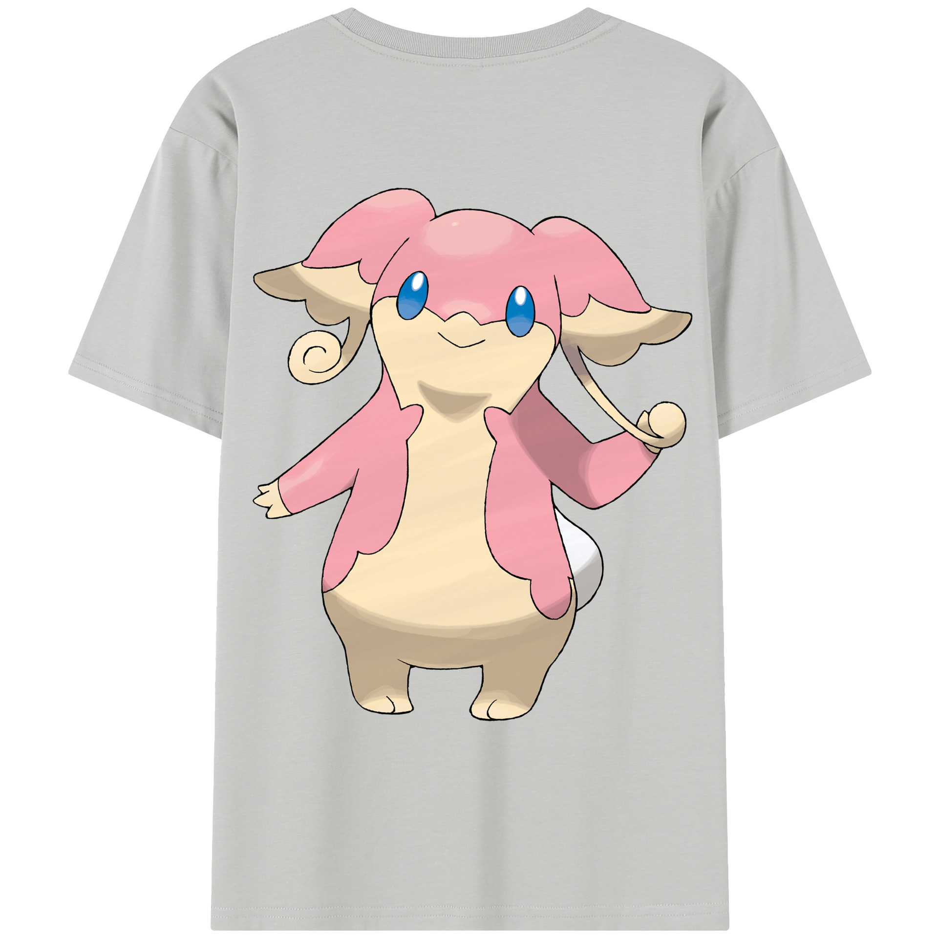 （画像用） ポケットモンスター Pokémon レディース半袖Tシャツ(バックプリント)