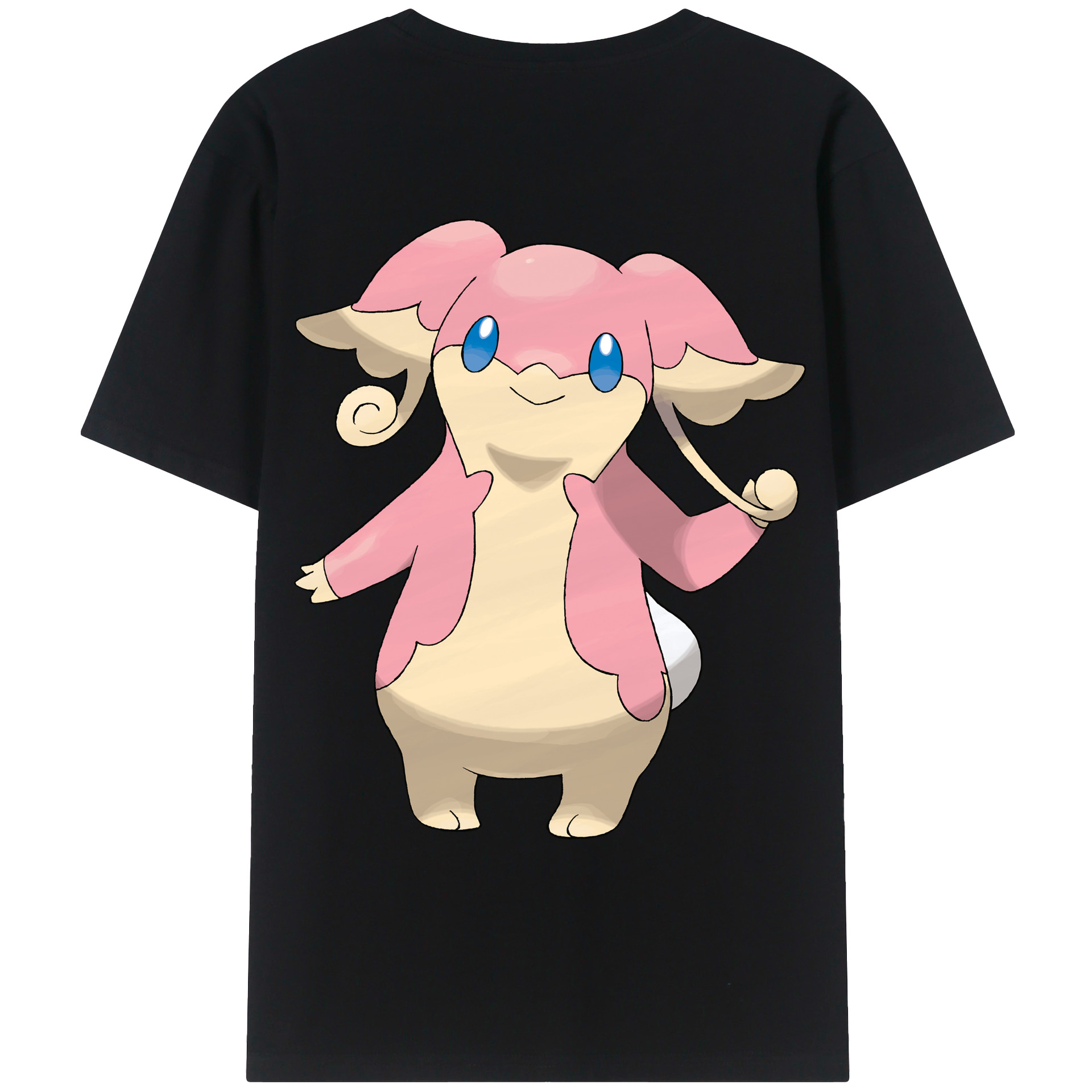 （画像用） ポケットモンスター Pokémon レディース半袖Tシャツ(バックプリント)